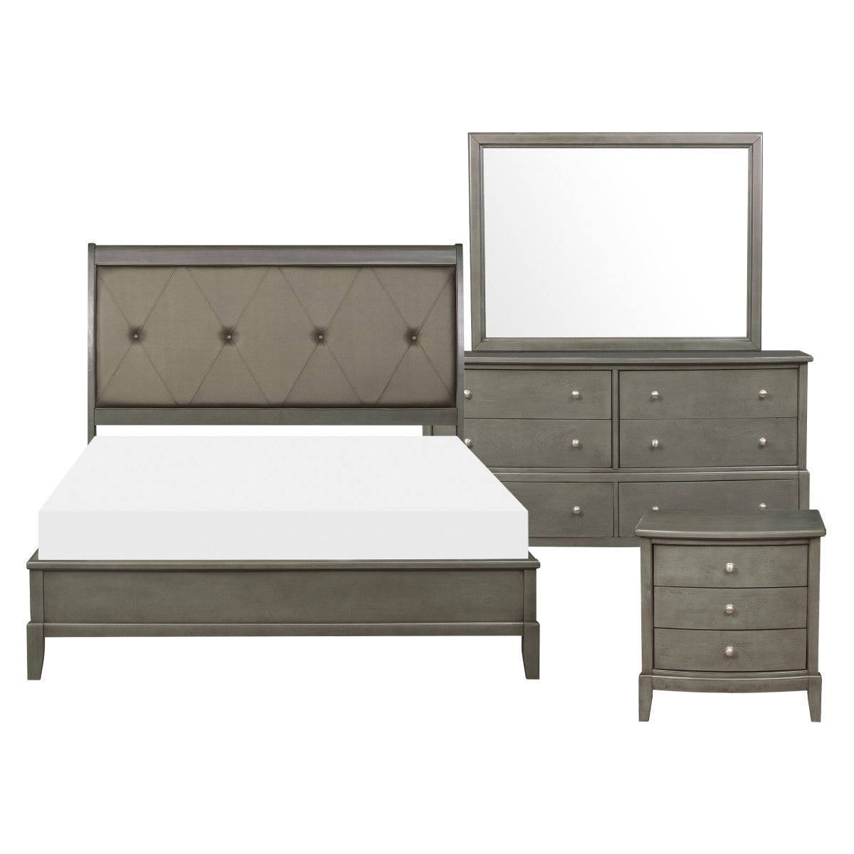 Cotterill Collection Bedroom Set in Grey | CastleUp Experience Centre Online Furniture