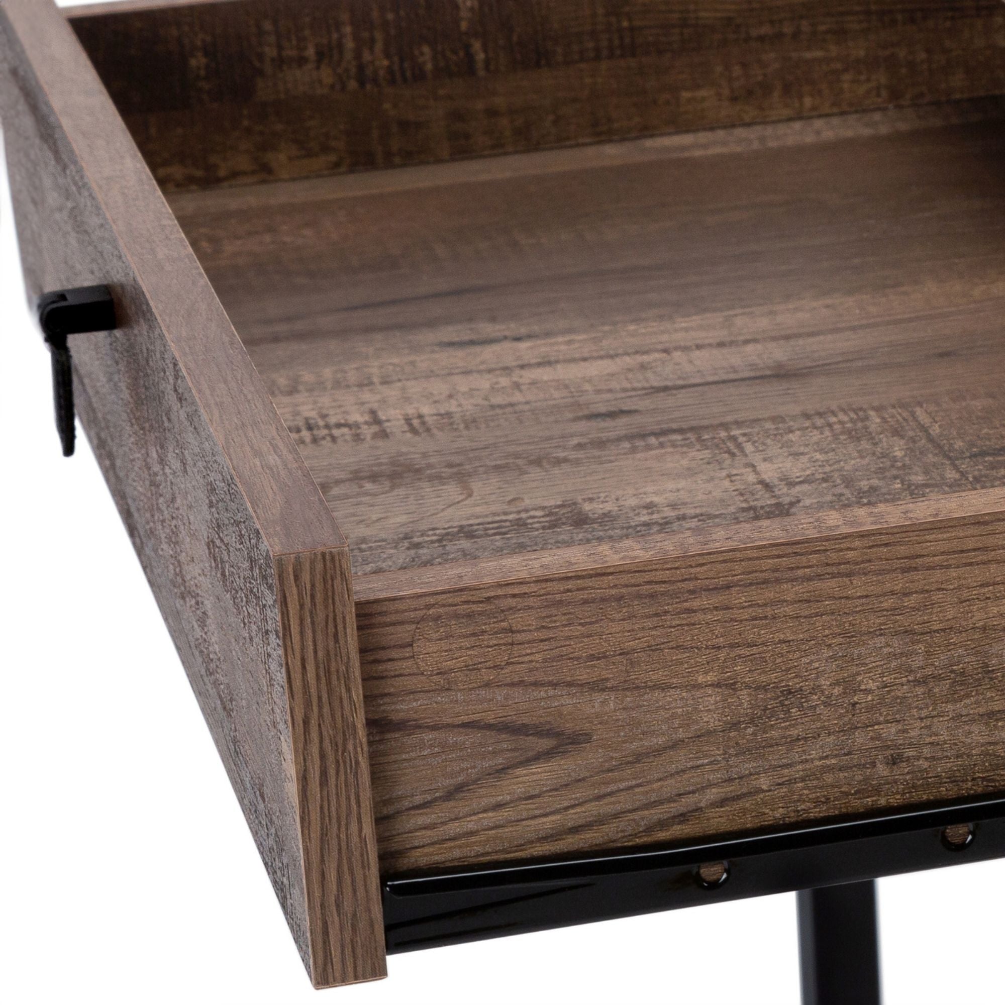 Brown Monarch Specialties Virella 48-inch office computer desk with a sleek, modern design and spacious work surface.