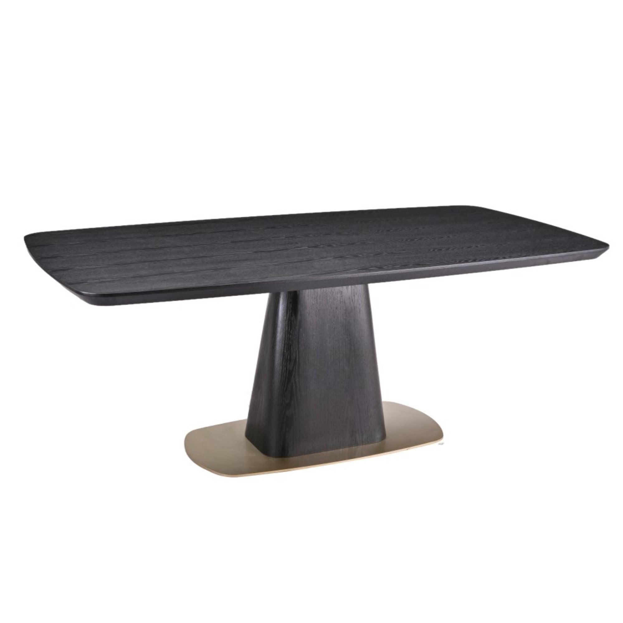 Ryaan Rectangular Dining Table in Black | CastleUp Experience Centre Online Furniture