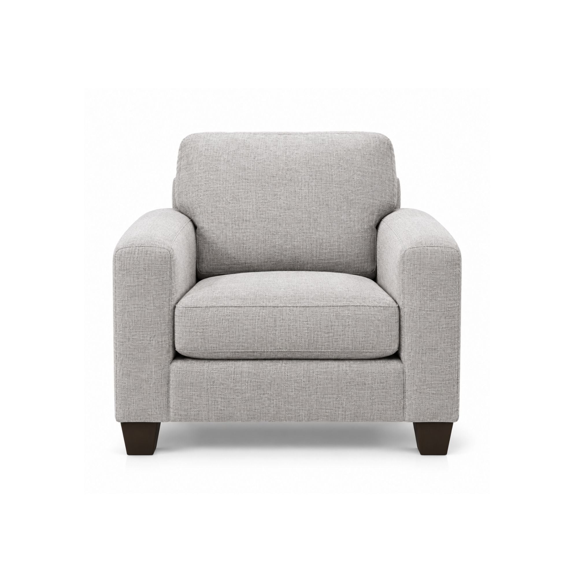 Canadian-made Encore Sofa Chair in Light Grey