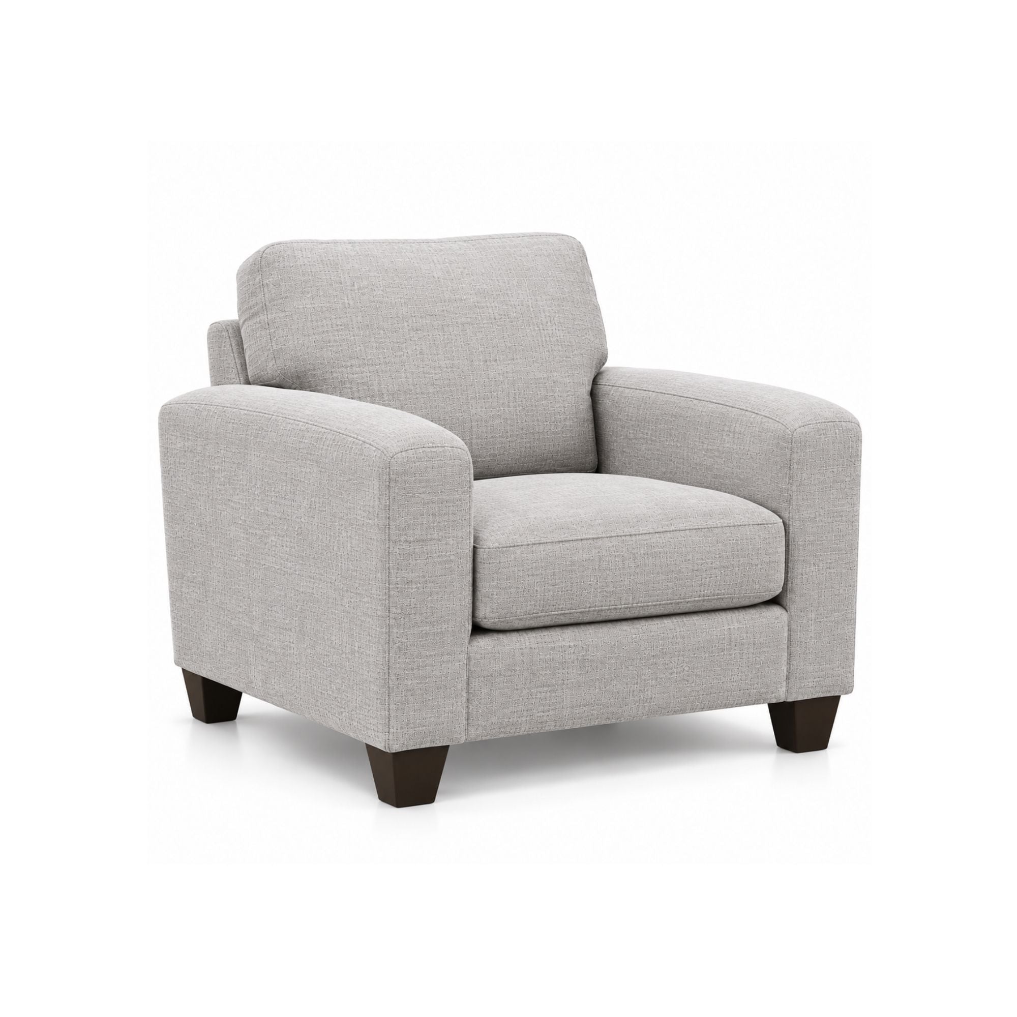 Canadian-made Encore Sofa Chair in Light Grey
