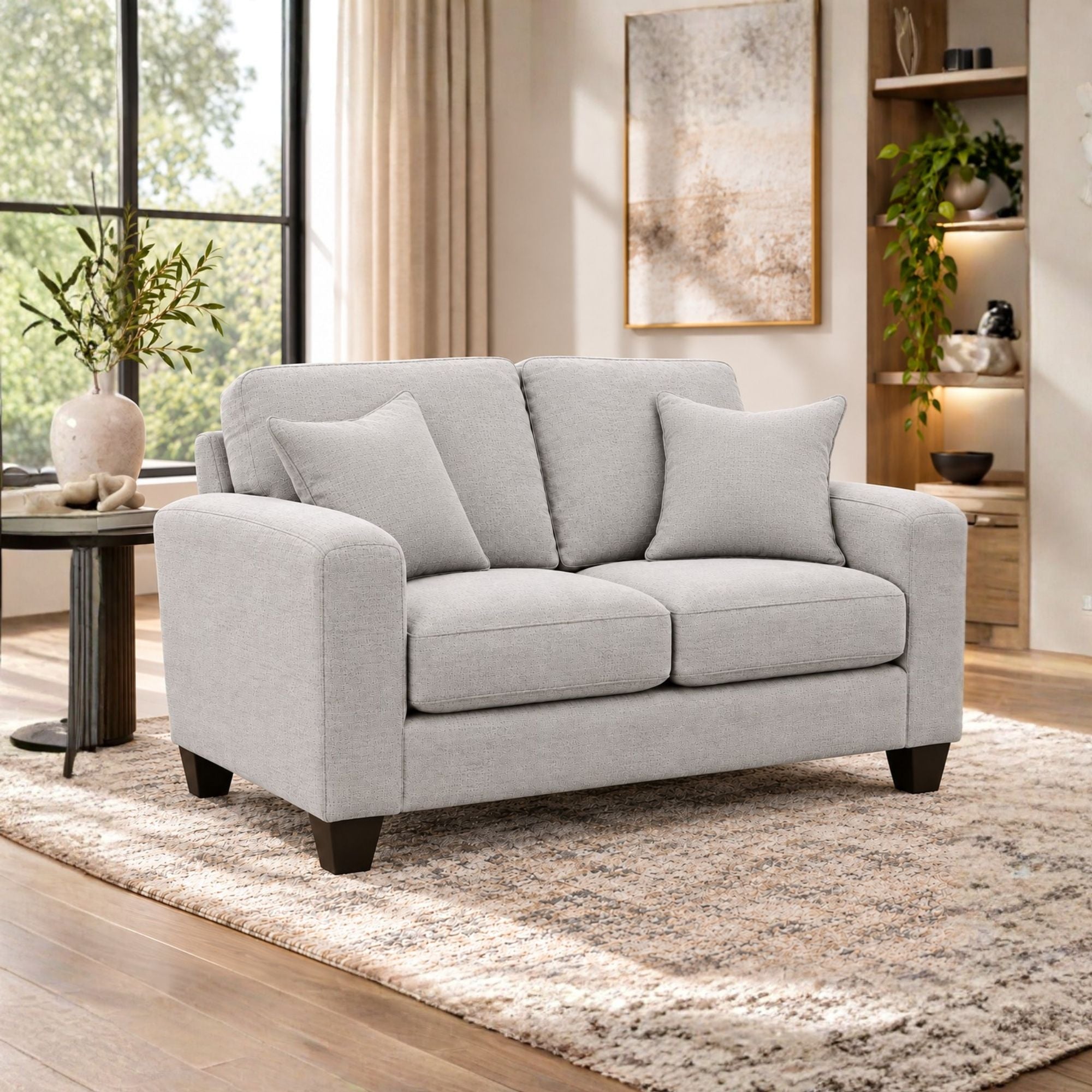 Canadian-made Encore Loveseat in Light Grey