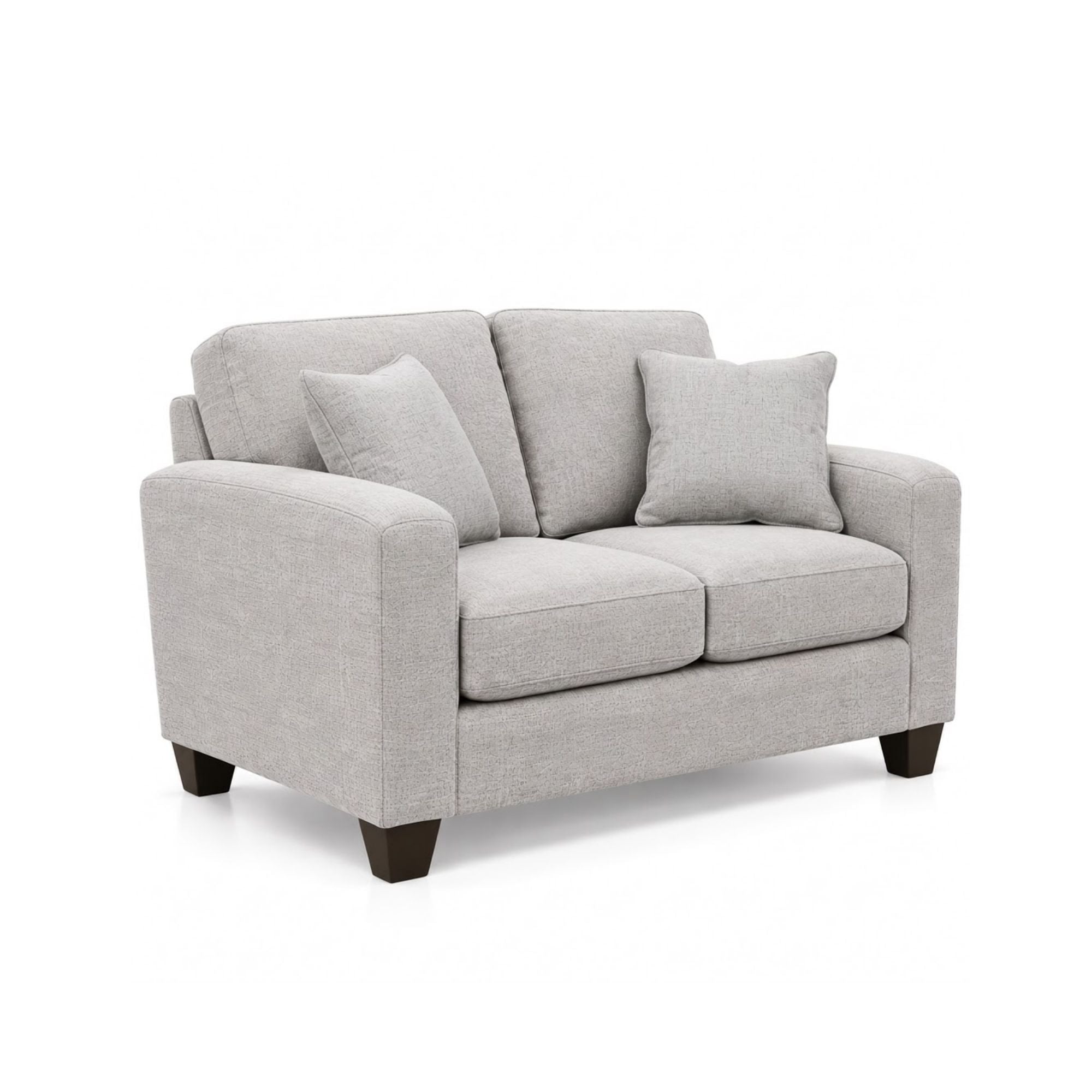 Canadian-made Encore Loveseat in Light Grey