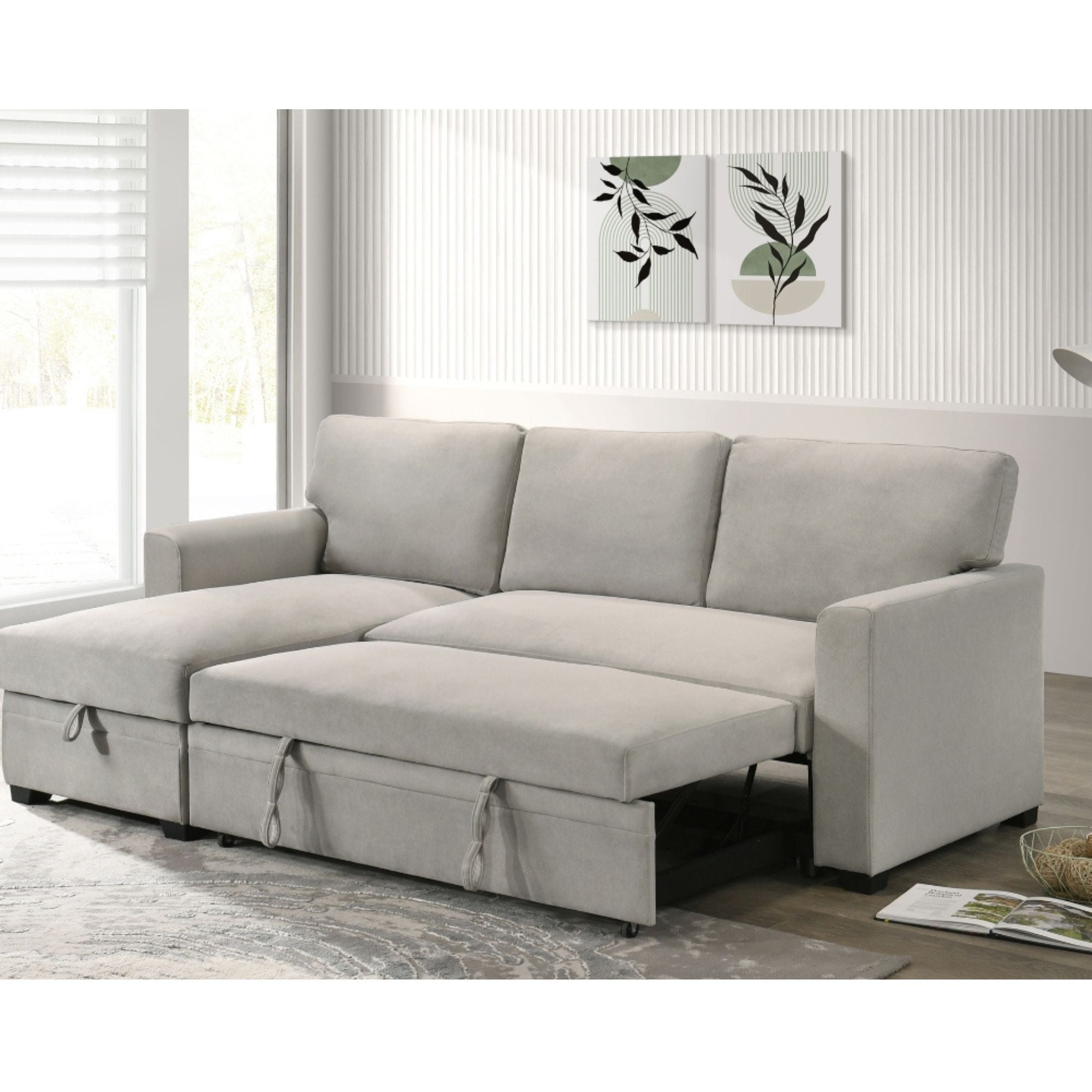 Ariadne 2-piece Sectional in Beige 99073BESS.