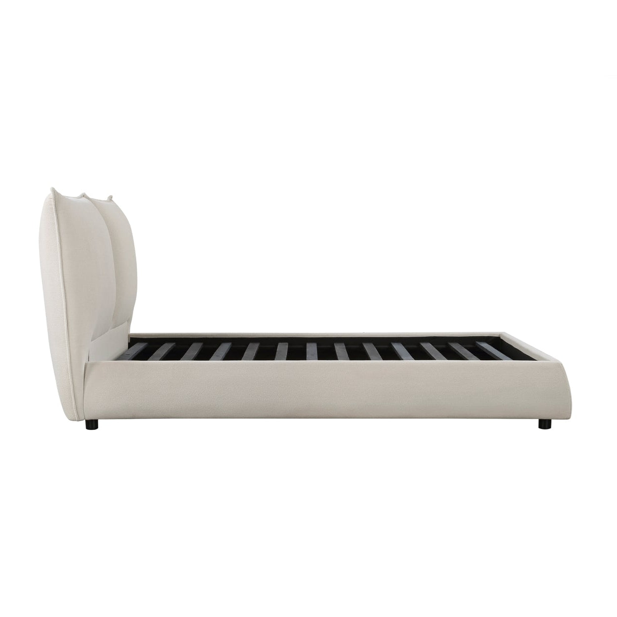 Linna Collection Platform Bed Beige | CastleUp Experience Centre Online Furniture