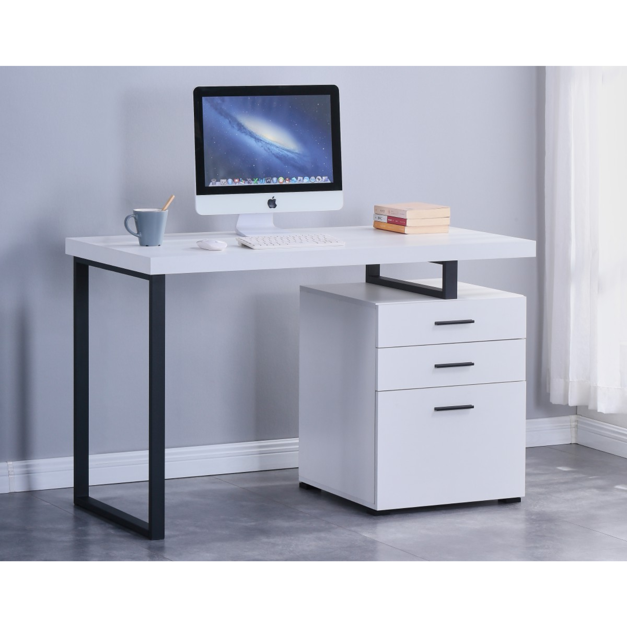 Office Desk in White 2196.