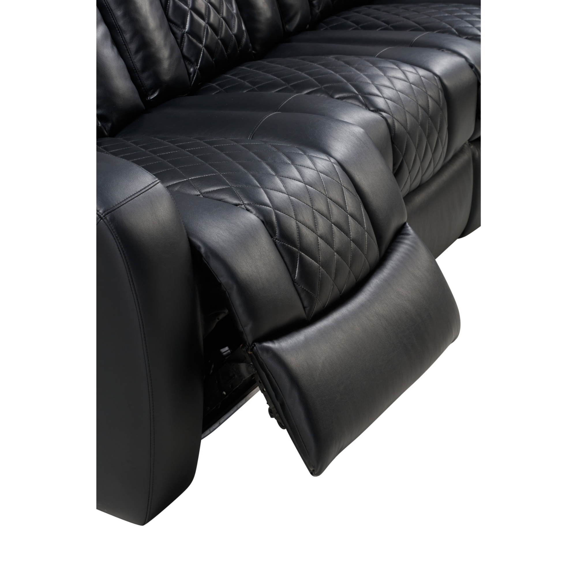 Dual Power Recliner Loveseat In Black 222109.