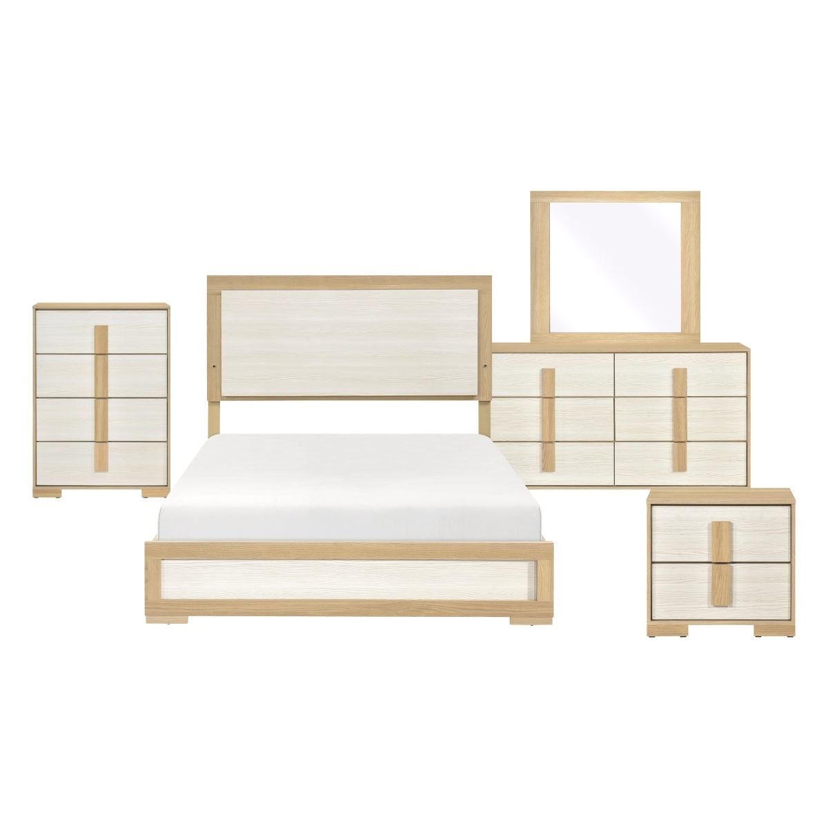 Sterling Collection Bedroom Set in Two-Tone | CastleUp Experience Centre Online Furniture