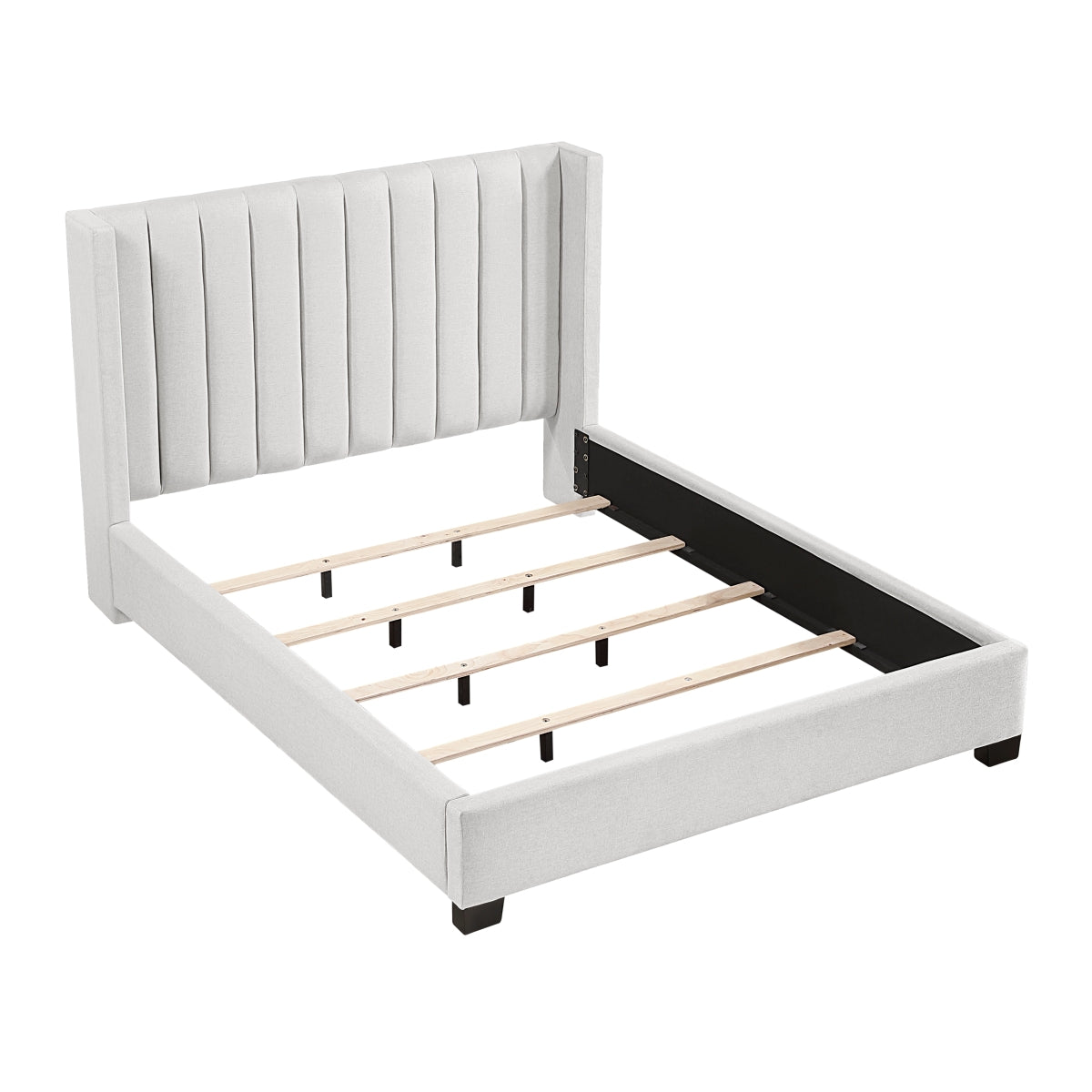 Wingback Channel Bed | CastleUp Experience Centre Online Furniture