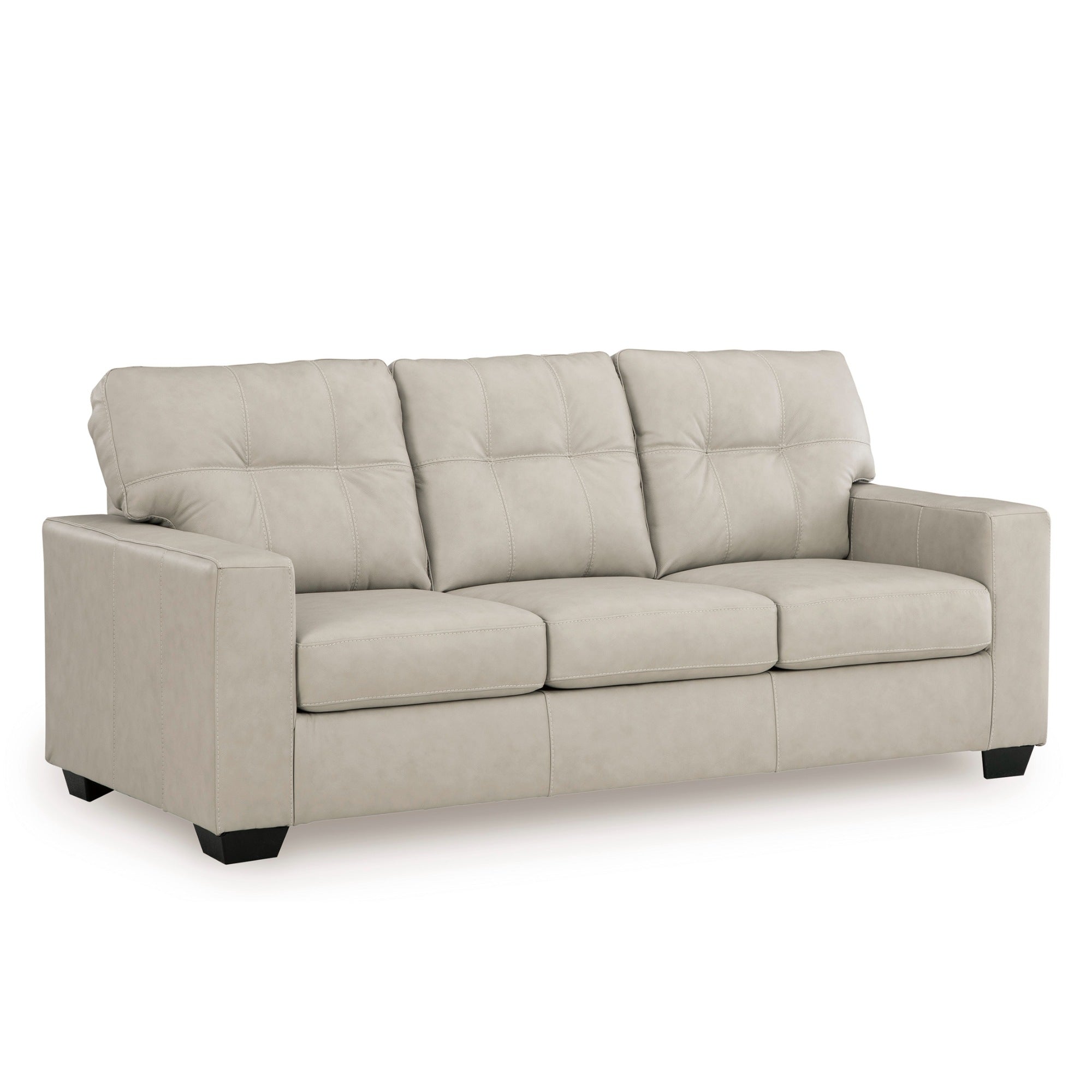 Santorine Leather Sofa Set Beige