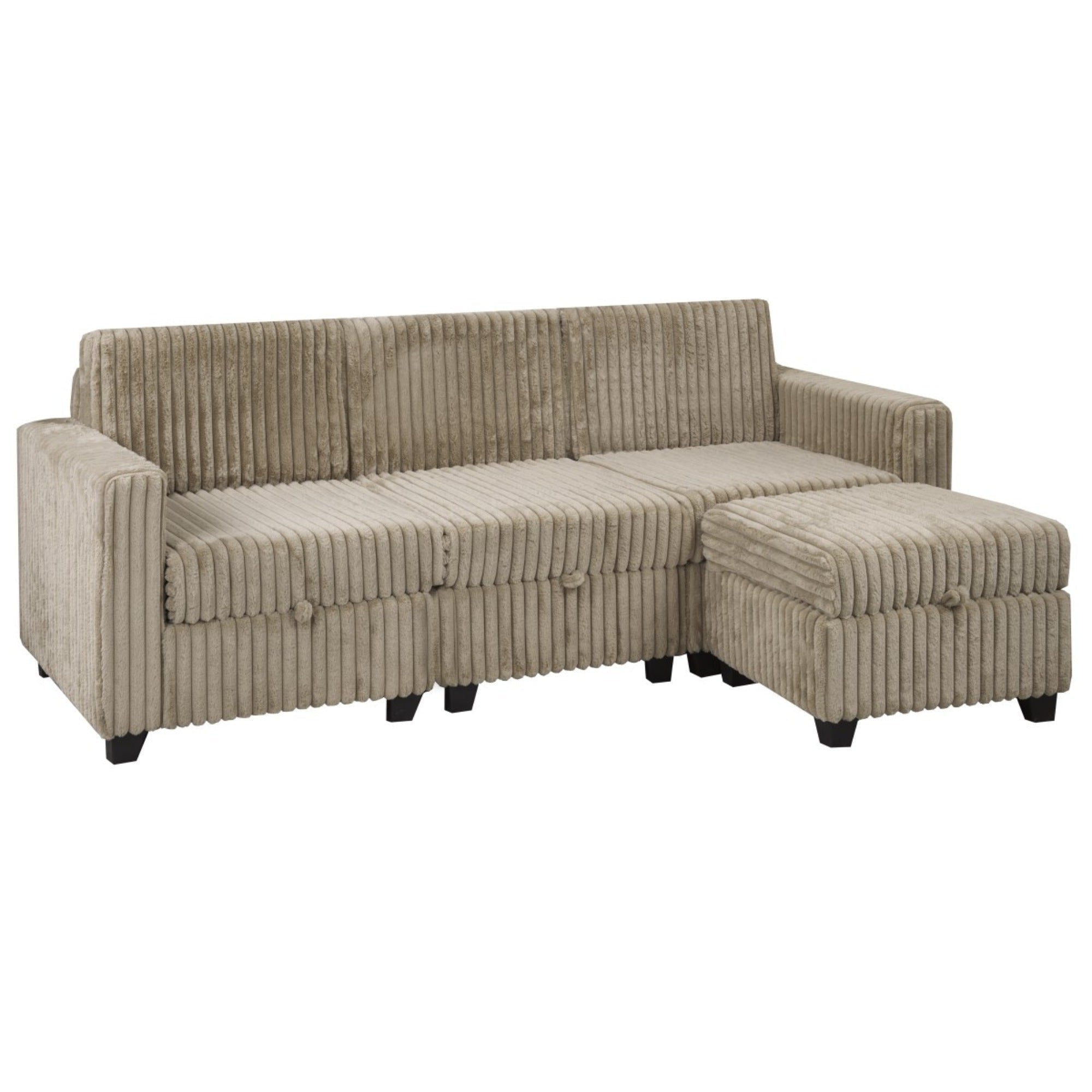 Lotus Modular Sectional In Brown 240312.
