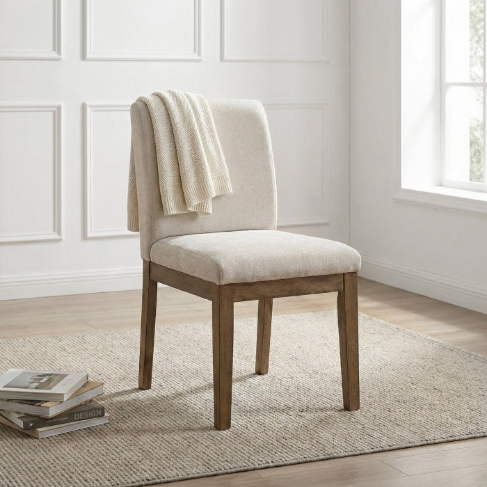 Set of two MAZ Matisse side chairs for kitchen and dining room, featuring sleek modern design and comfortable seating.