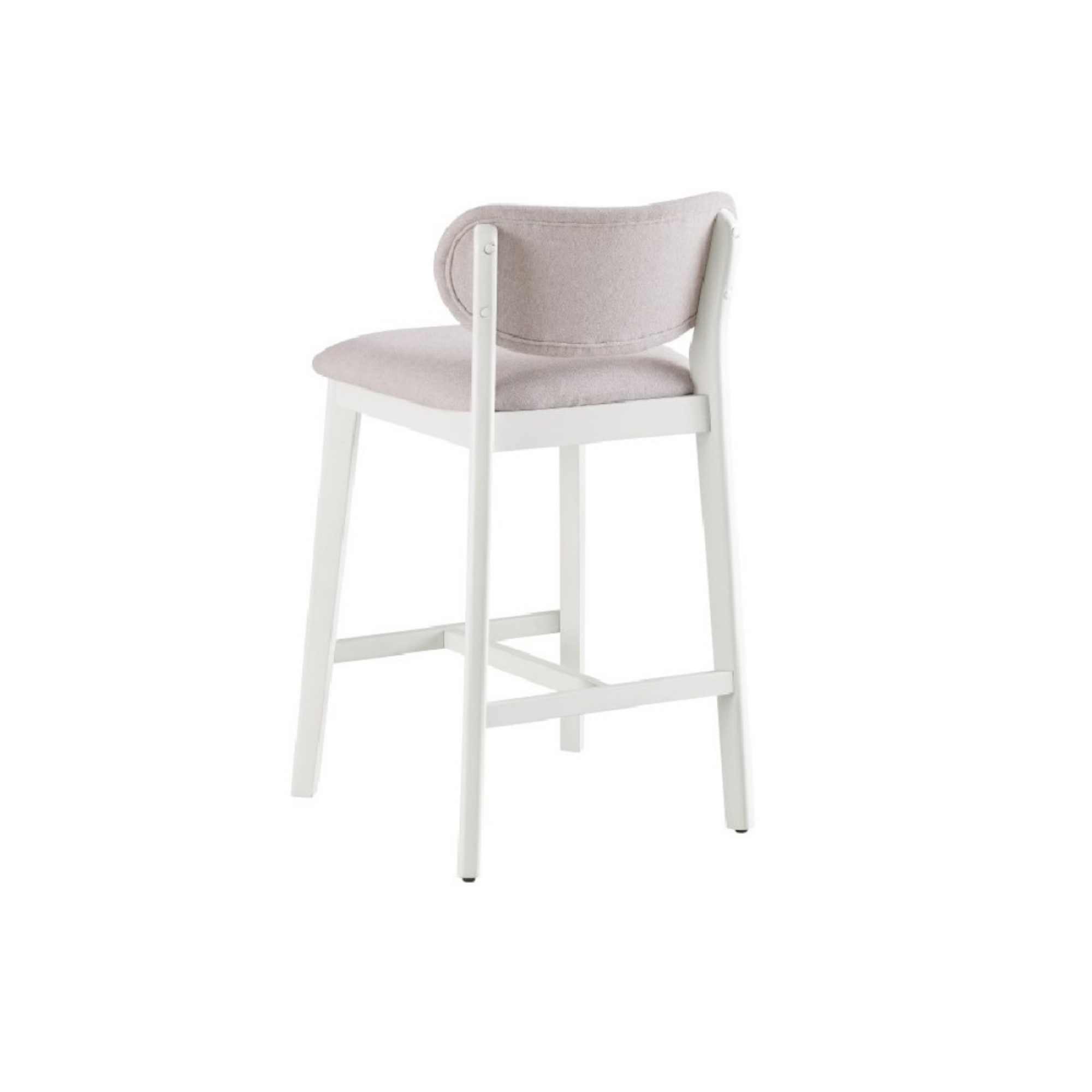 Counter Bar Stool Set of 2 in Cream 24858.