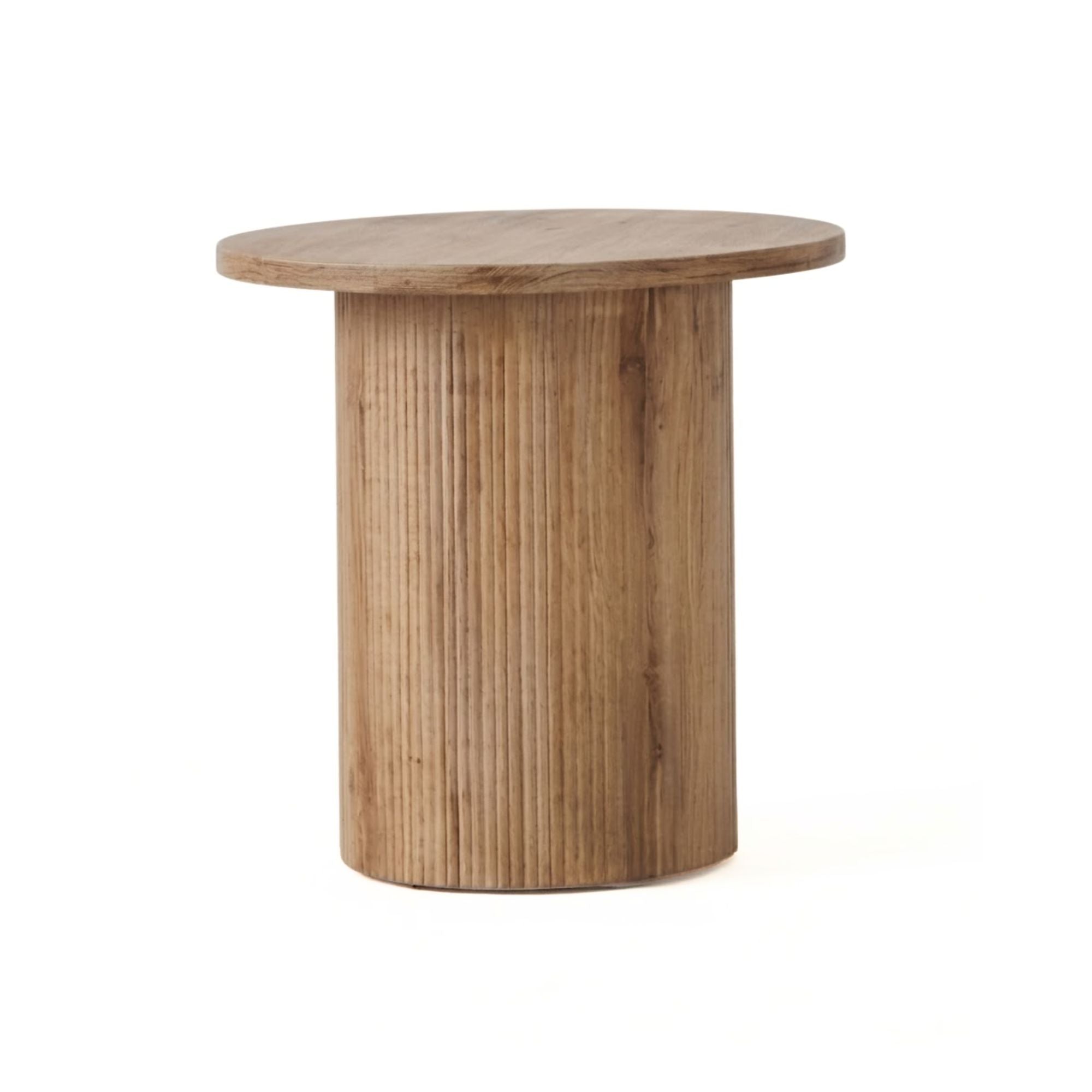 Set of three light natural wood coffee tables from IFF Harper 3-Piece Table Set, featuring modern design and smooth surfaces.