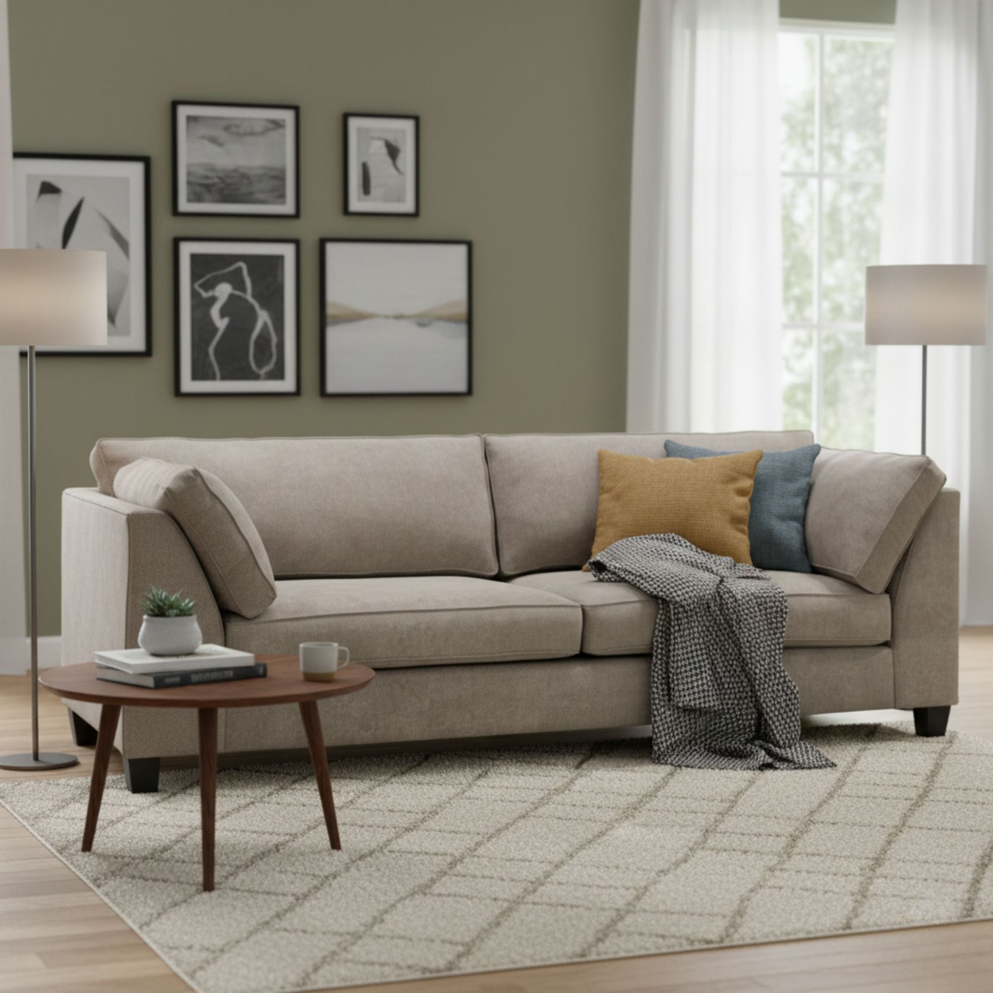 Camden Sofa in Brown 2670 | CastleUp Experience Centre