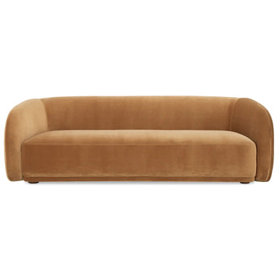 Moe's Home Faye Collection Sofa Tan Faux Mohair | CastleUp Experience Centre Online Furniture