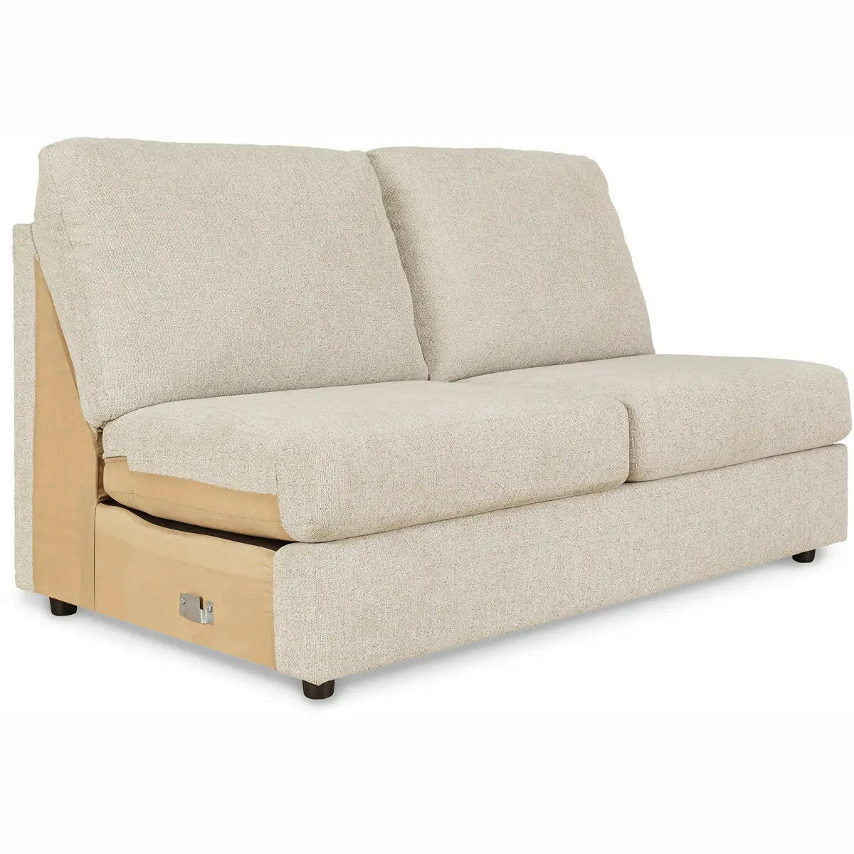 Ashley Edenfield 3Pc Sectional With Chaise in Linen.
