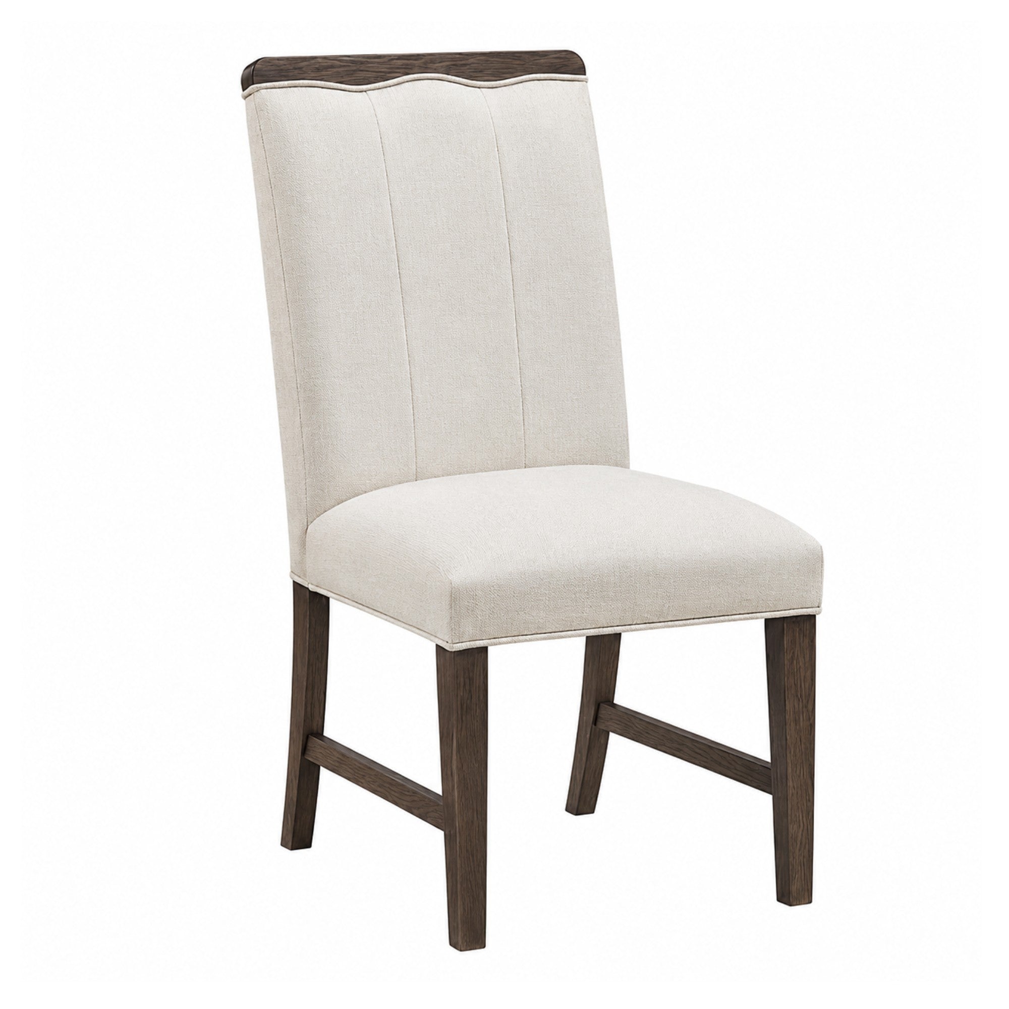 MAZ Clara Collection dining room set featuring a wooden table and matching chairs in a modern, elegant design.