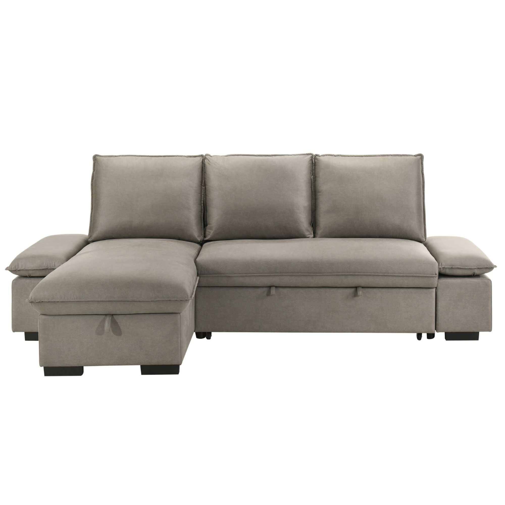 Lester Reversible Sectional Sleeper in Grey 99098