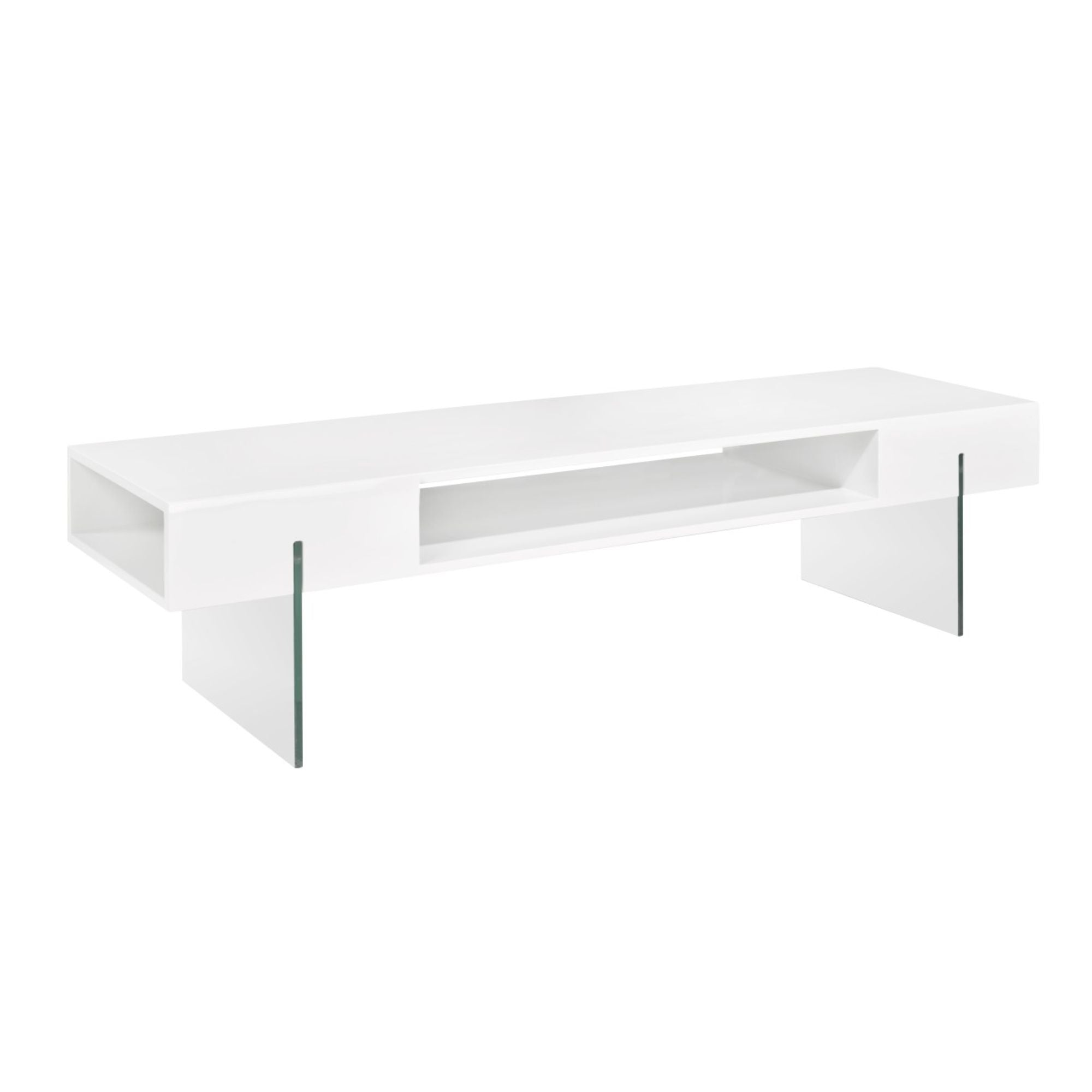 60" TV Stand in White 3013.