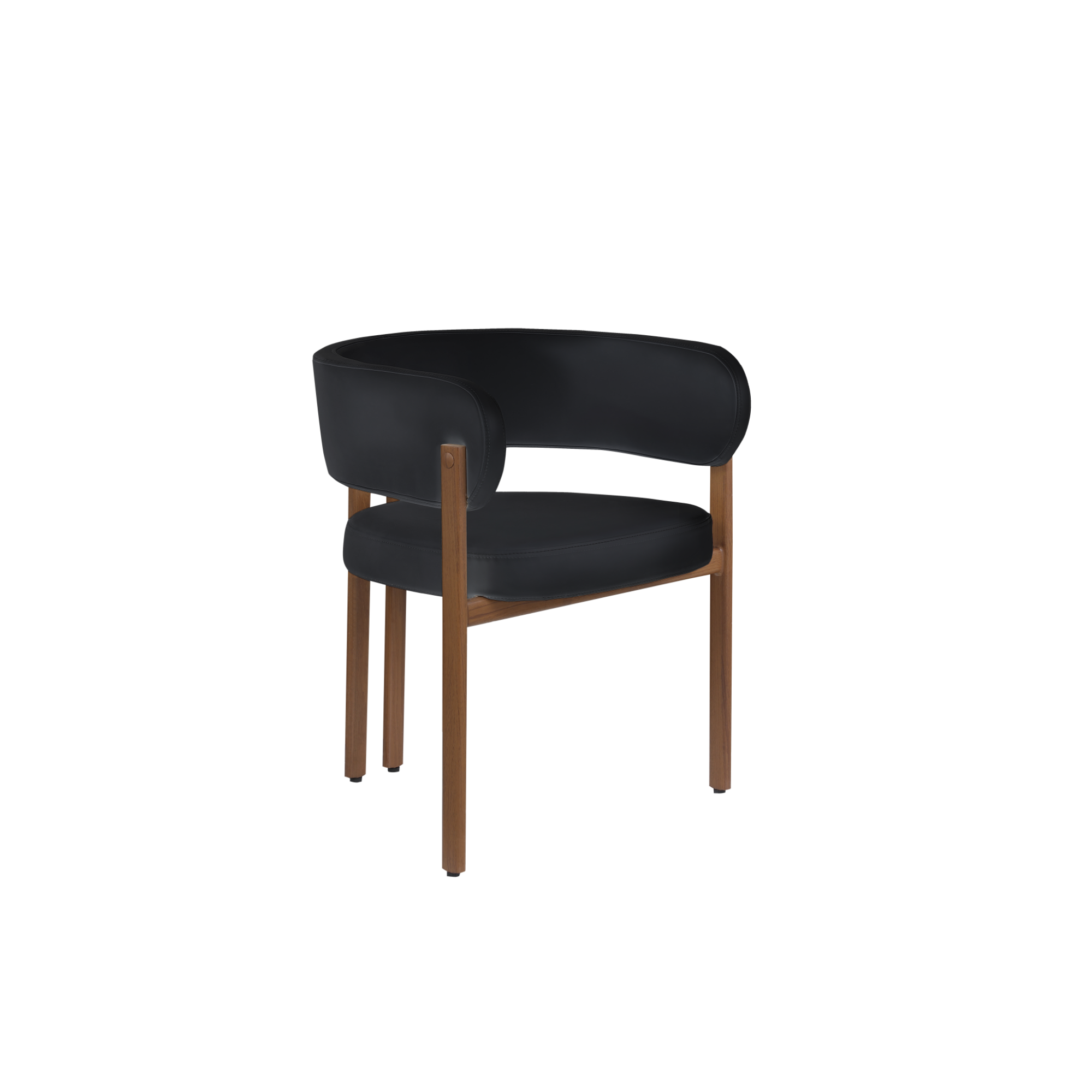 Odilia 5 Piece Walnut /Black Dining Set 3228671.