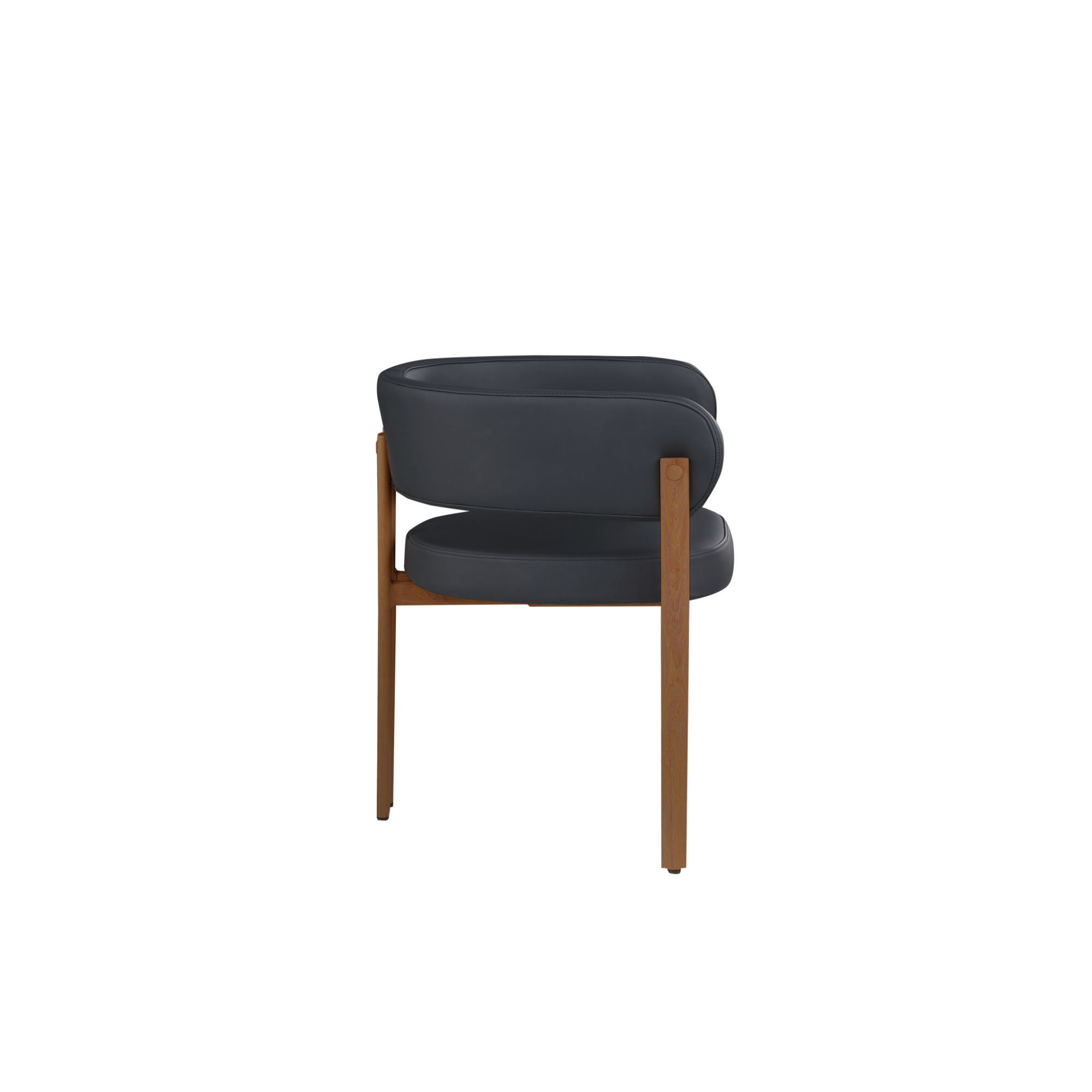 Odilia 5 Piece Walnut /Black Dining Set 3228671.