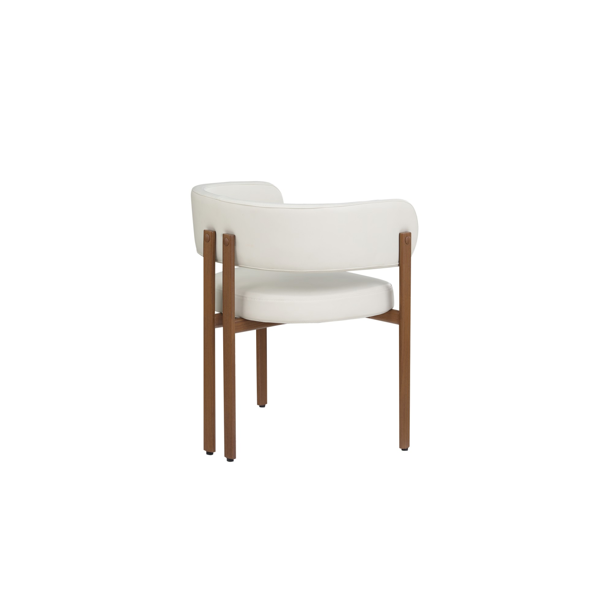 Odilia 5 Piece Walnut /Cream Dining Set 3228672.