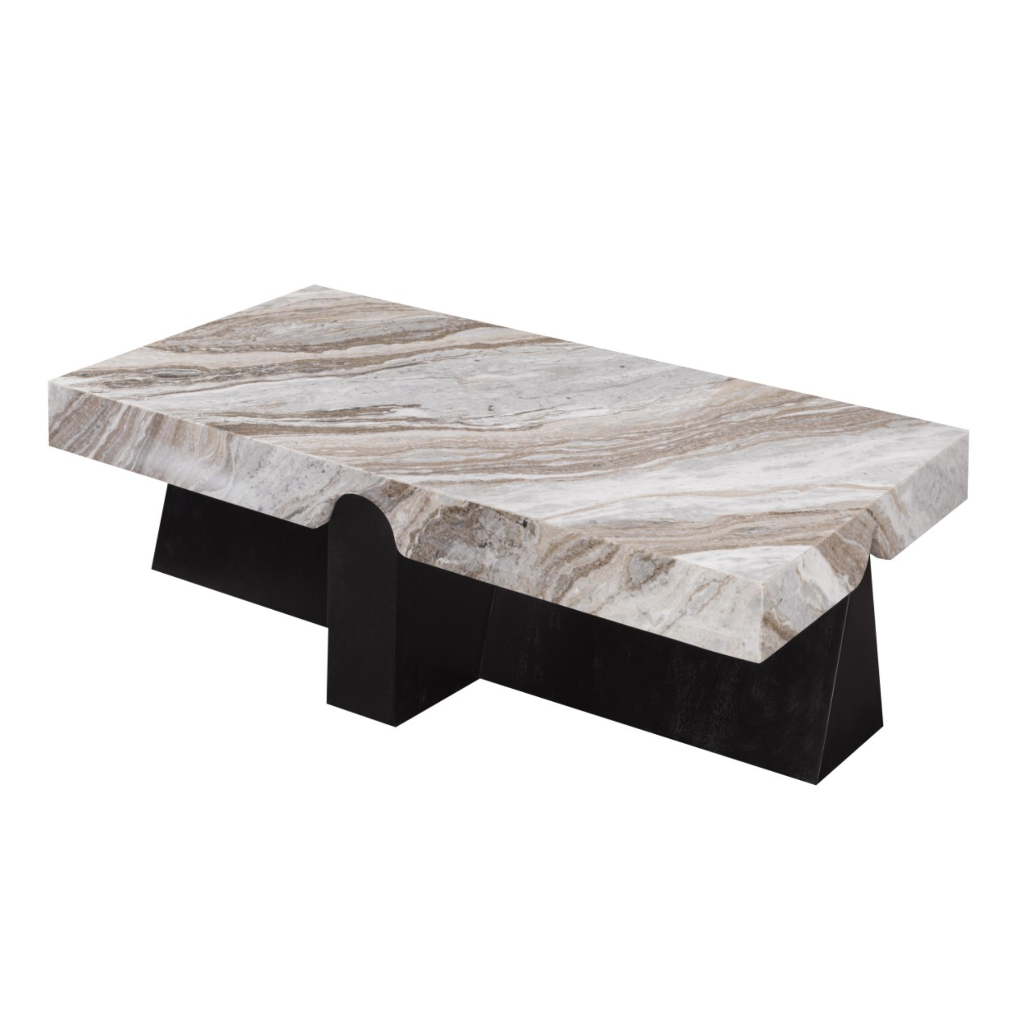 Coffee Table in Beige/ Brown /Grey 341722.