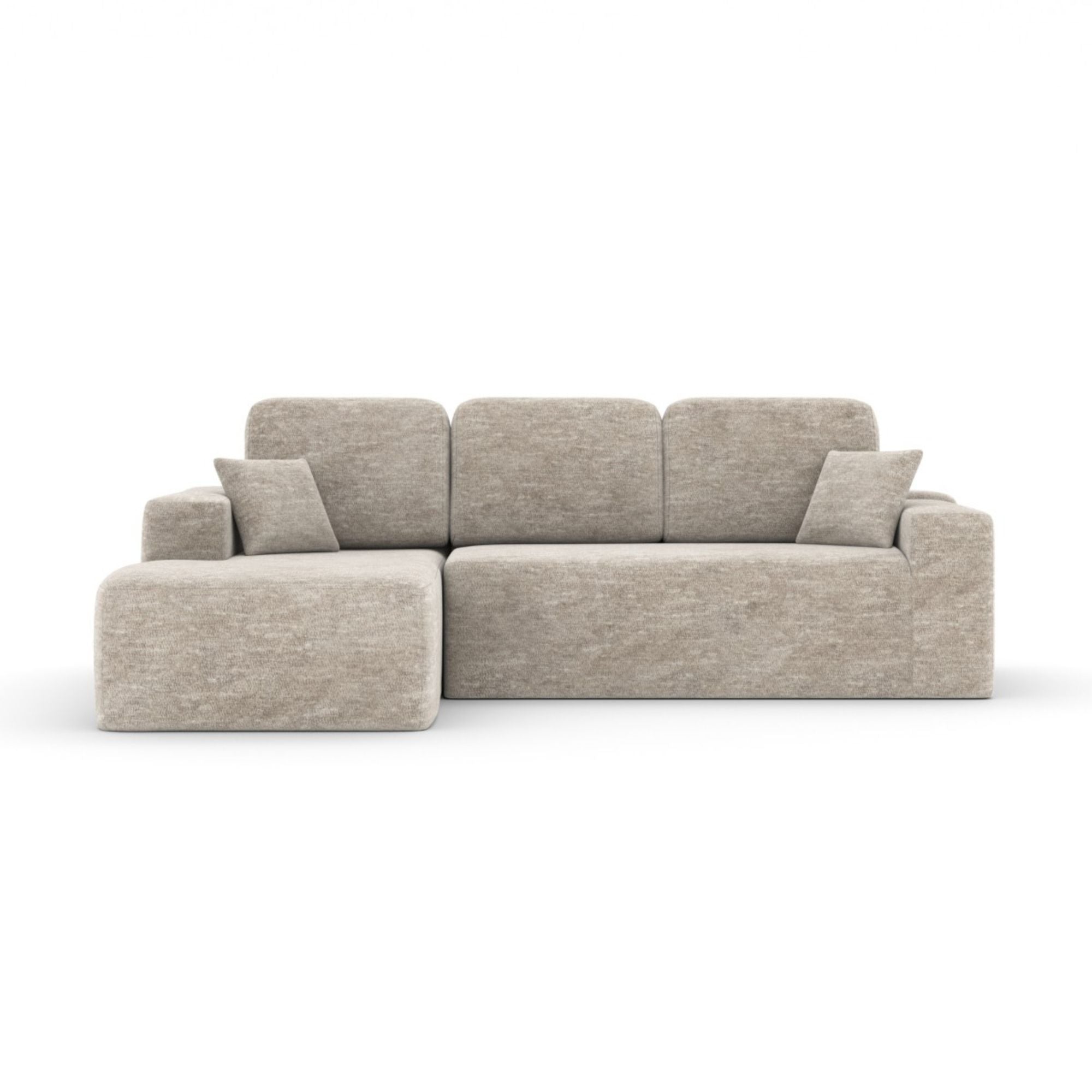 2PC Sectional in Beige 373001