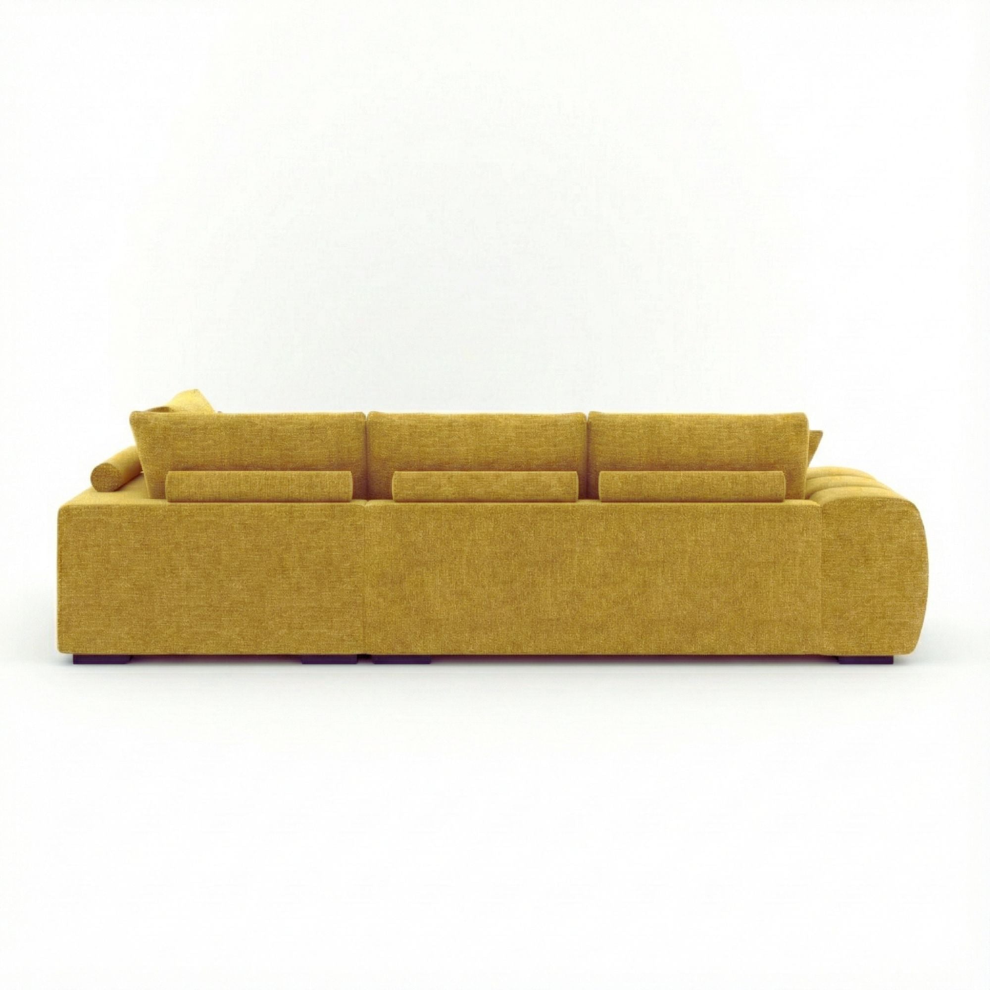 Zara RHF Sectional in Yellow | CastleUp Experience Centre