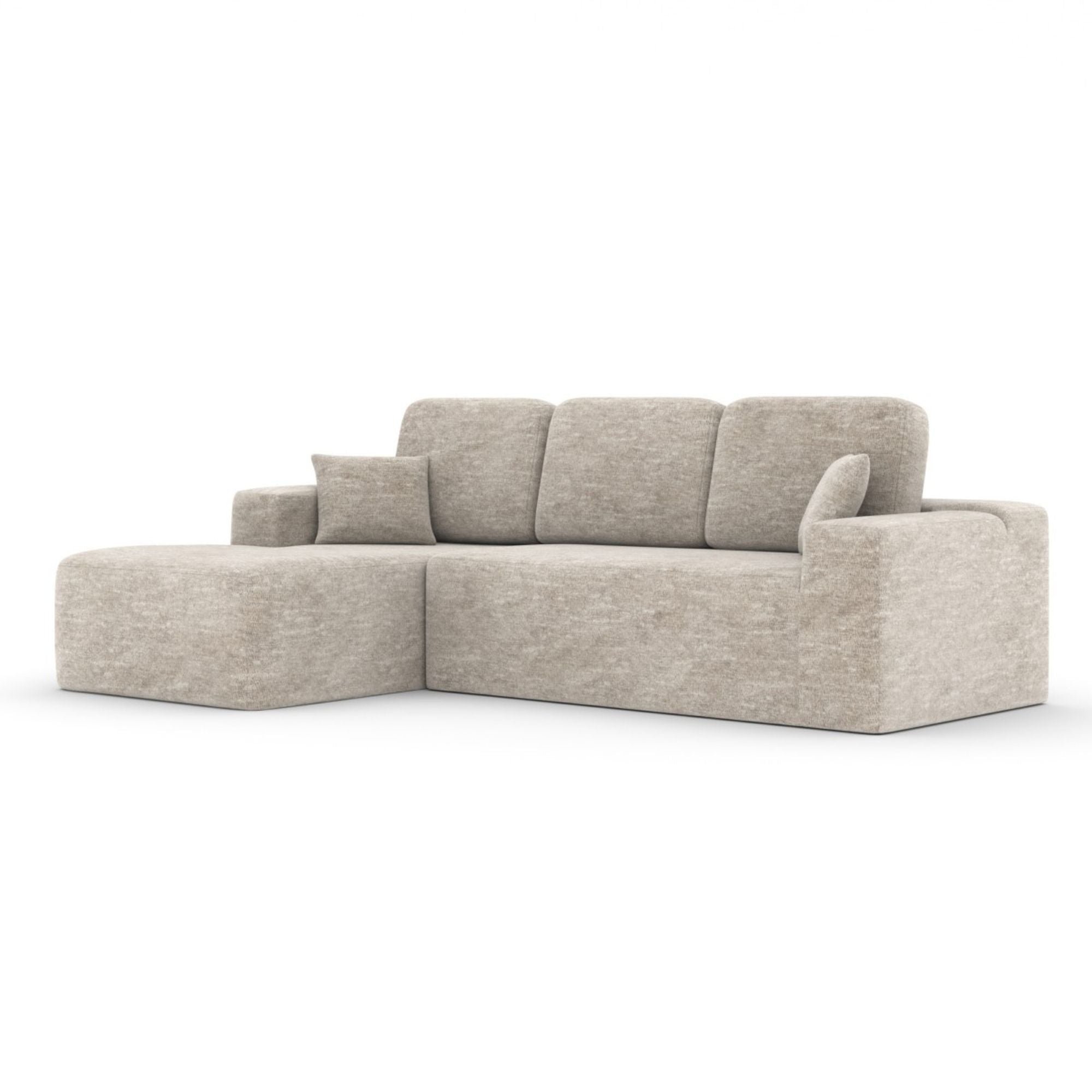 2PC Sectional in Beige 373001