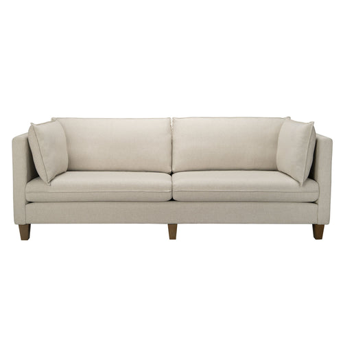 Canadian-made Calvin sofa by Statum Designs Inc, three-seat fabric sofa with plush cushions and modern design.
