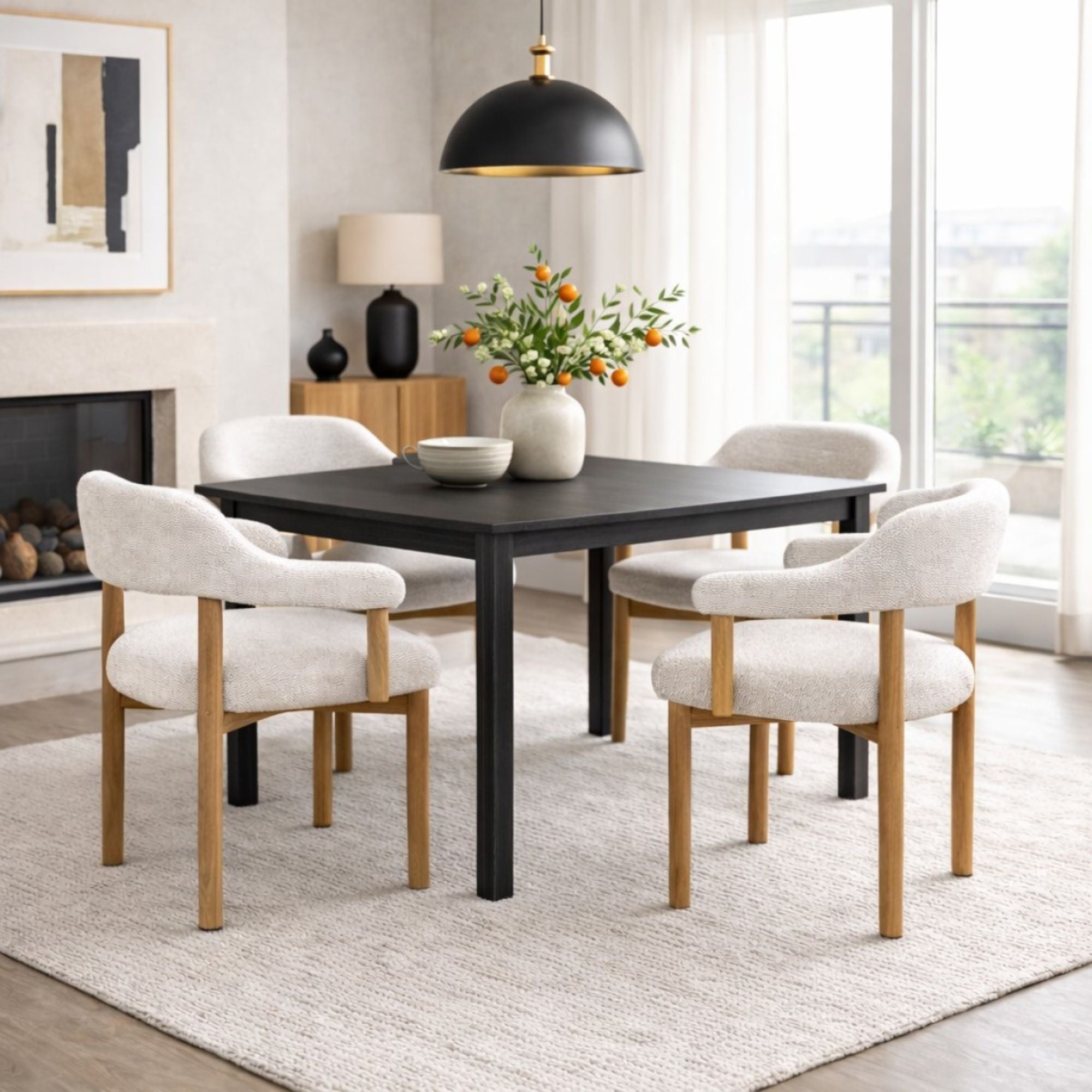 Isla Dining Chair Set in Grey (Set of 2) | CastleUp Experience Centre Online Furniture
