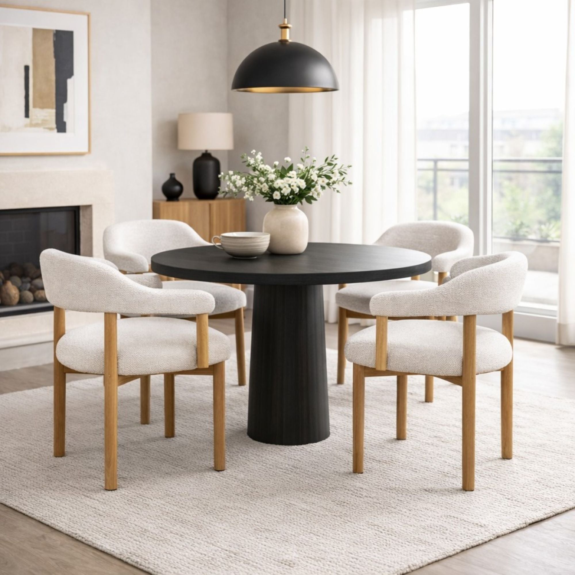 Isla Dining Chair Set in Grey (Set of 2) | CastleUp Experience Centre Online Furniture