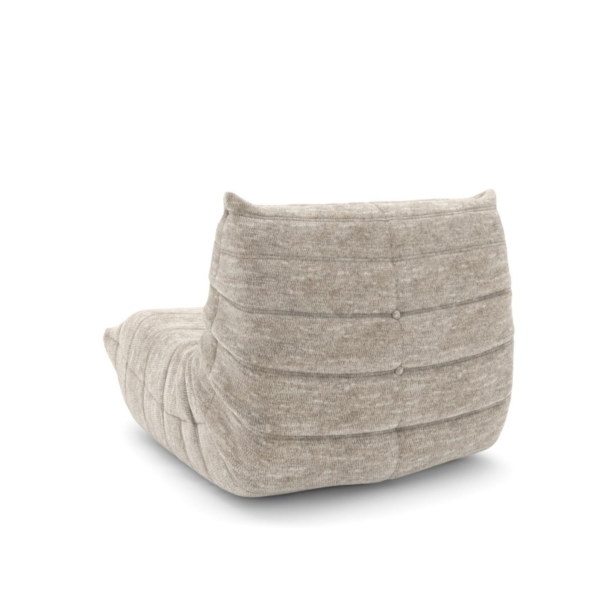 Armless Chair in Beige 40711