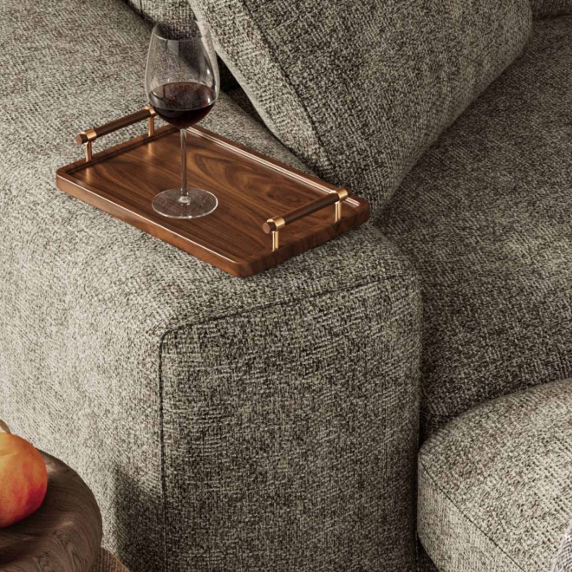 Compression Sectional in Brown 613112