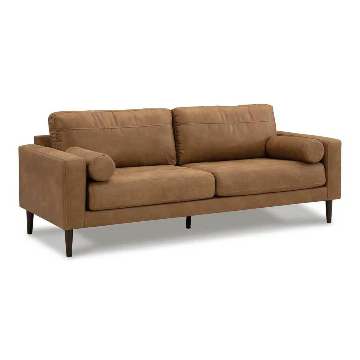 Ashley Telora Sofa In Caramel.