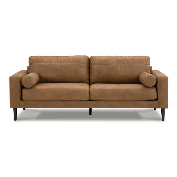 Ashley Telora Sofa In Caramel.