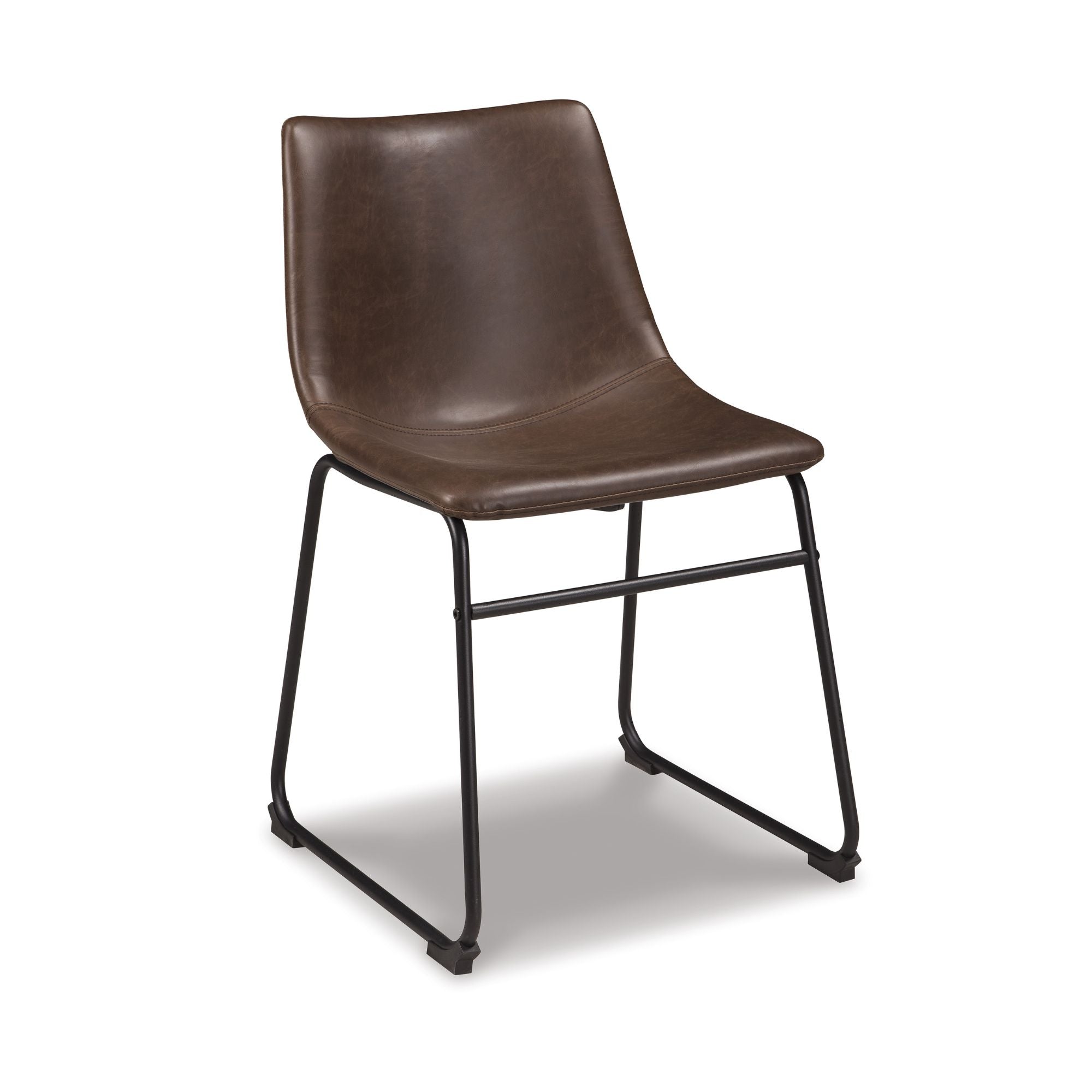 Set of two brown Centiar Dining UPH chairs by Signature Ashley, showcasing their modern upholstered dining chair design.