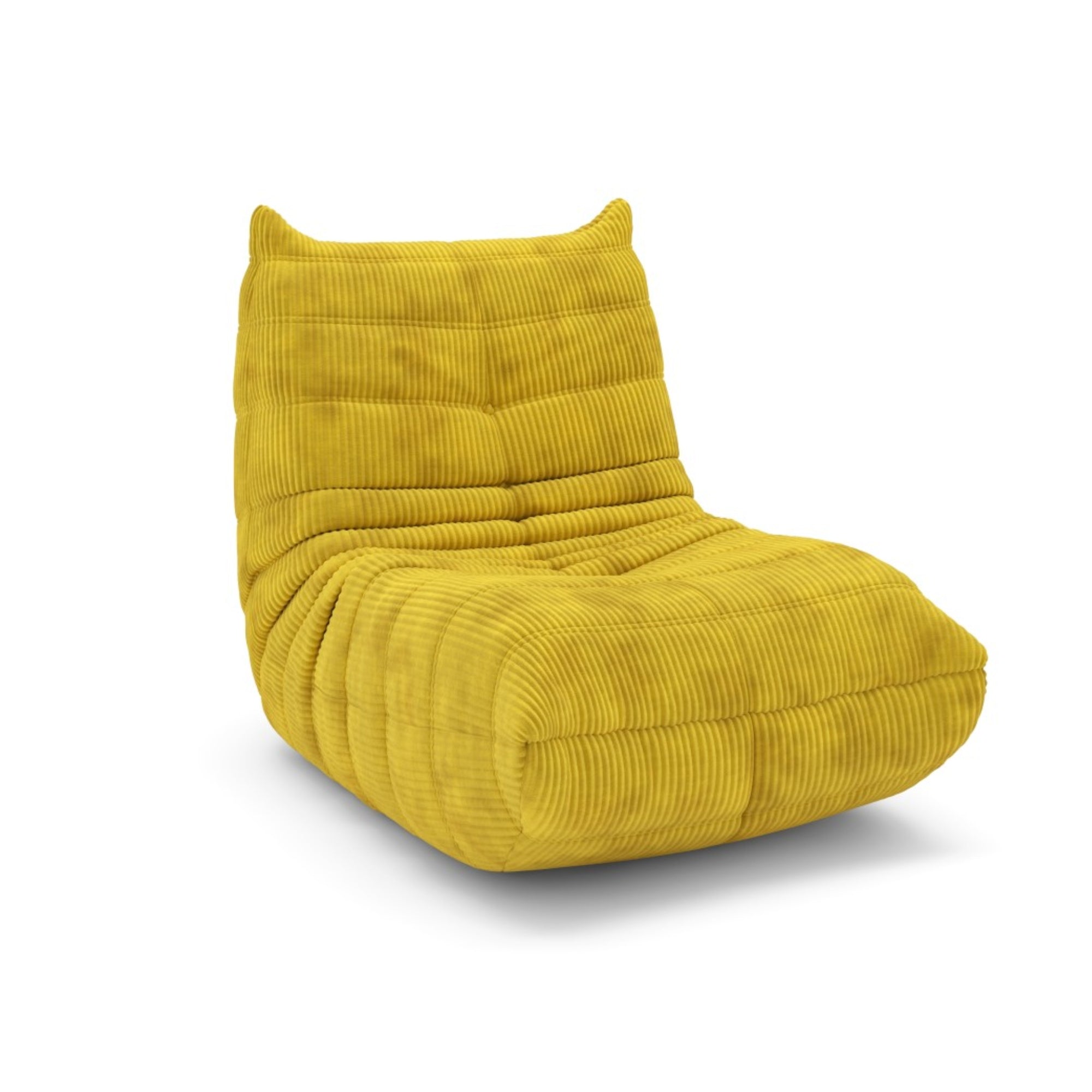 Armless Chair in Yellow 44025