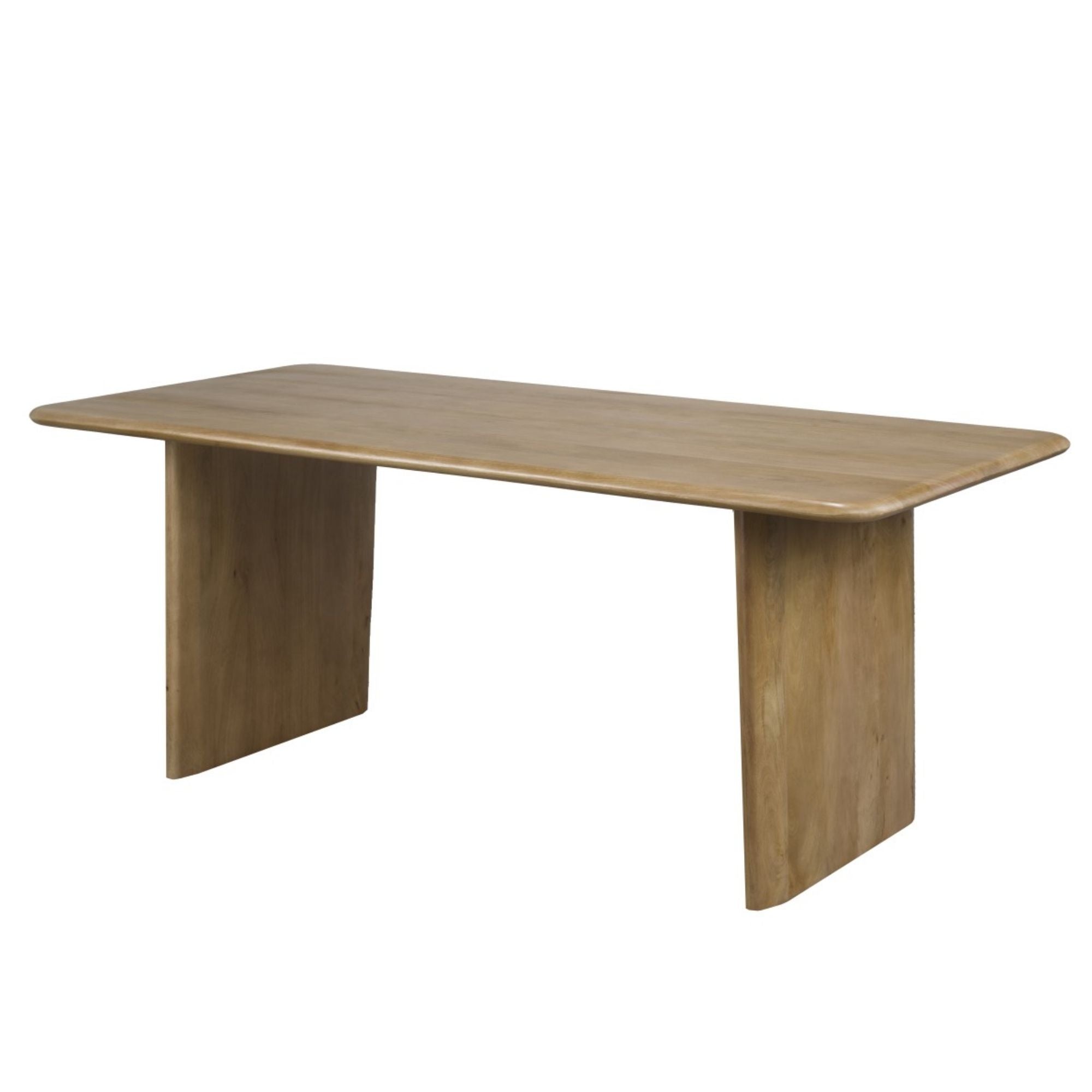 Vienna Wood Dining Table in White Wash | CastleUp Experience Centre Online Furniture