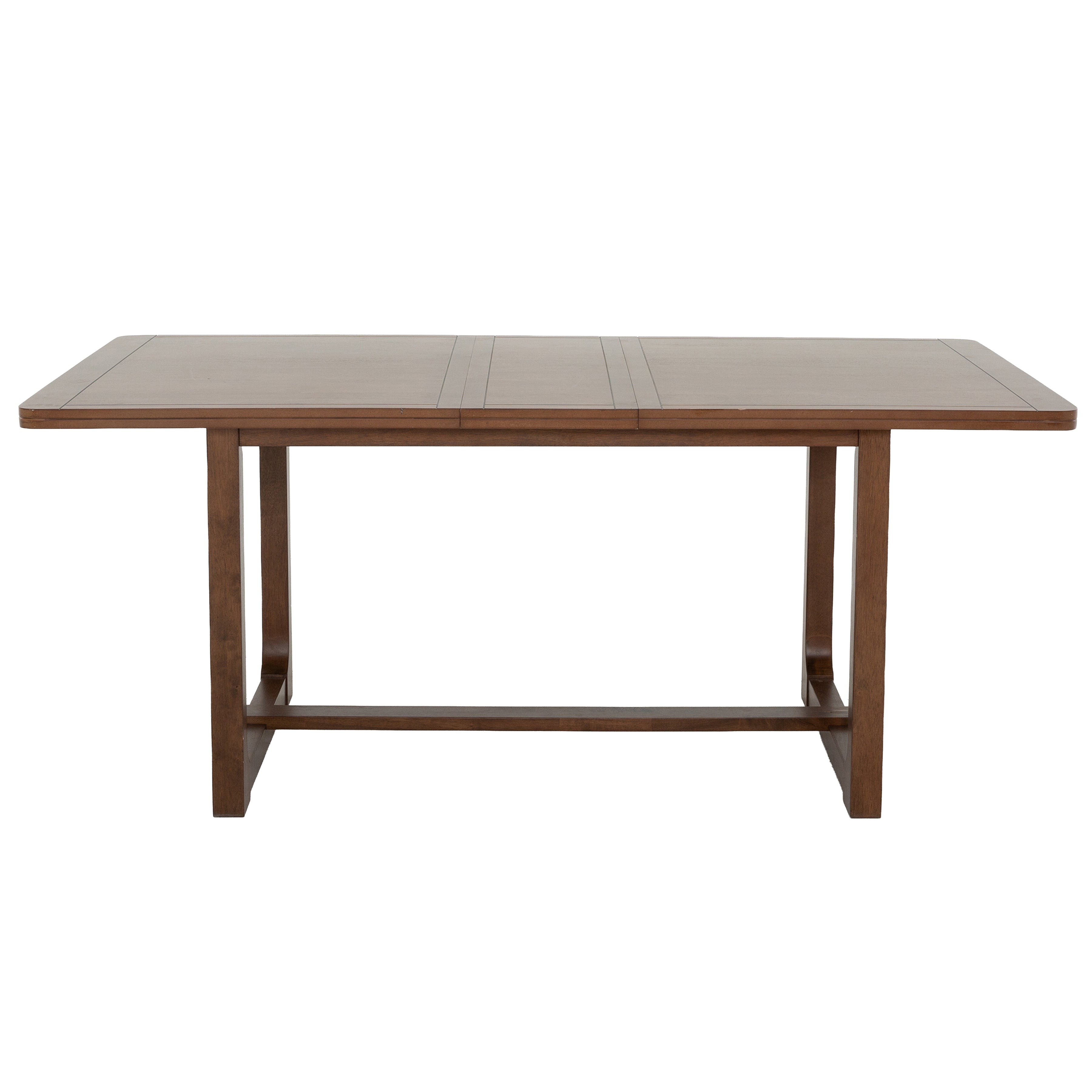 Westbrook 5-Piece Extendable Dining Set in Warm Brown