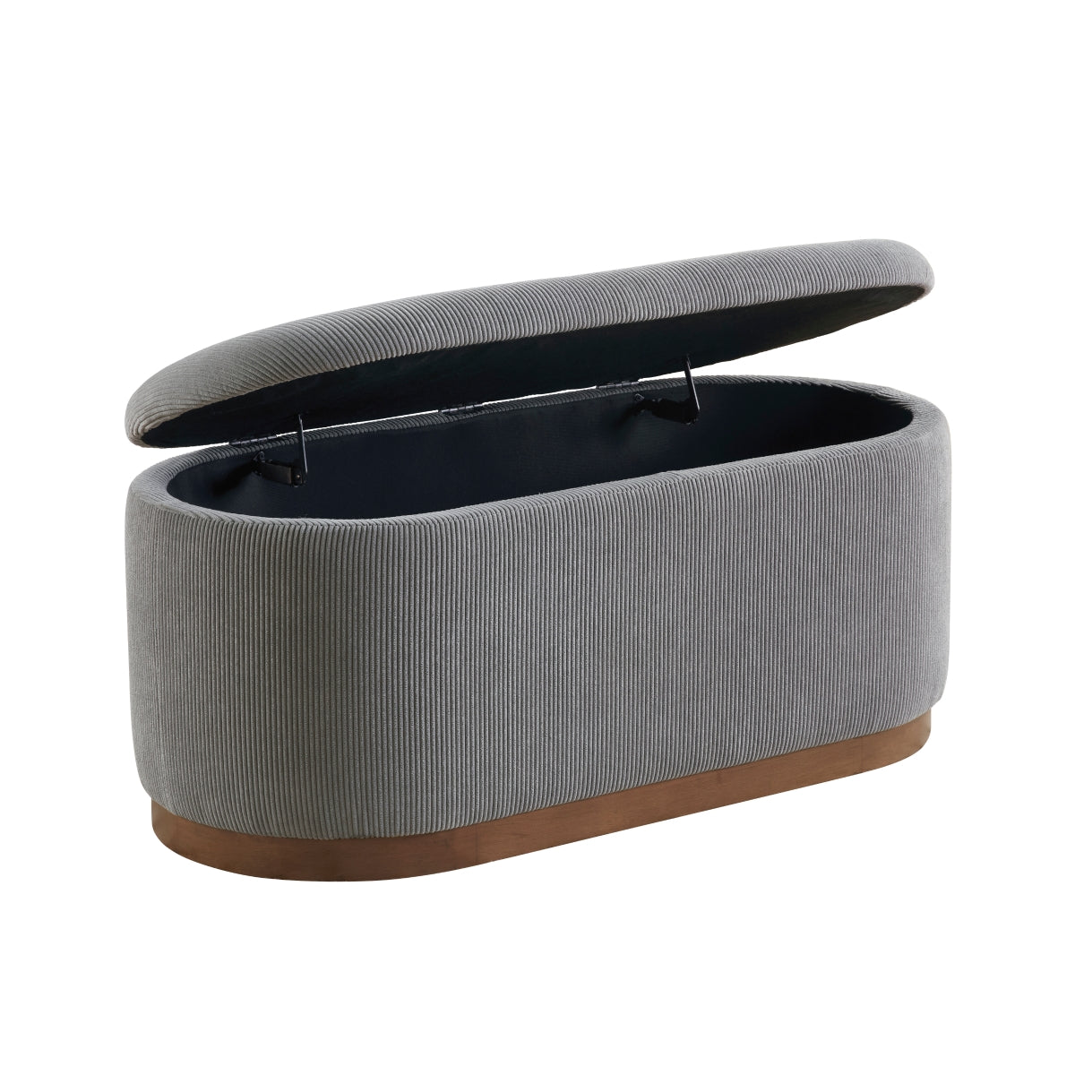 Nell Collection Lift Top Storage Bench in Grey | CastleUp Experience Centre Online Furniture