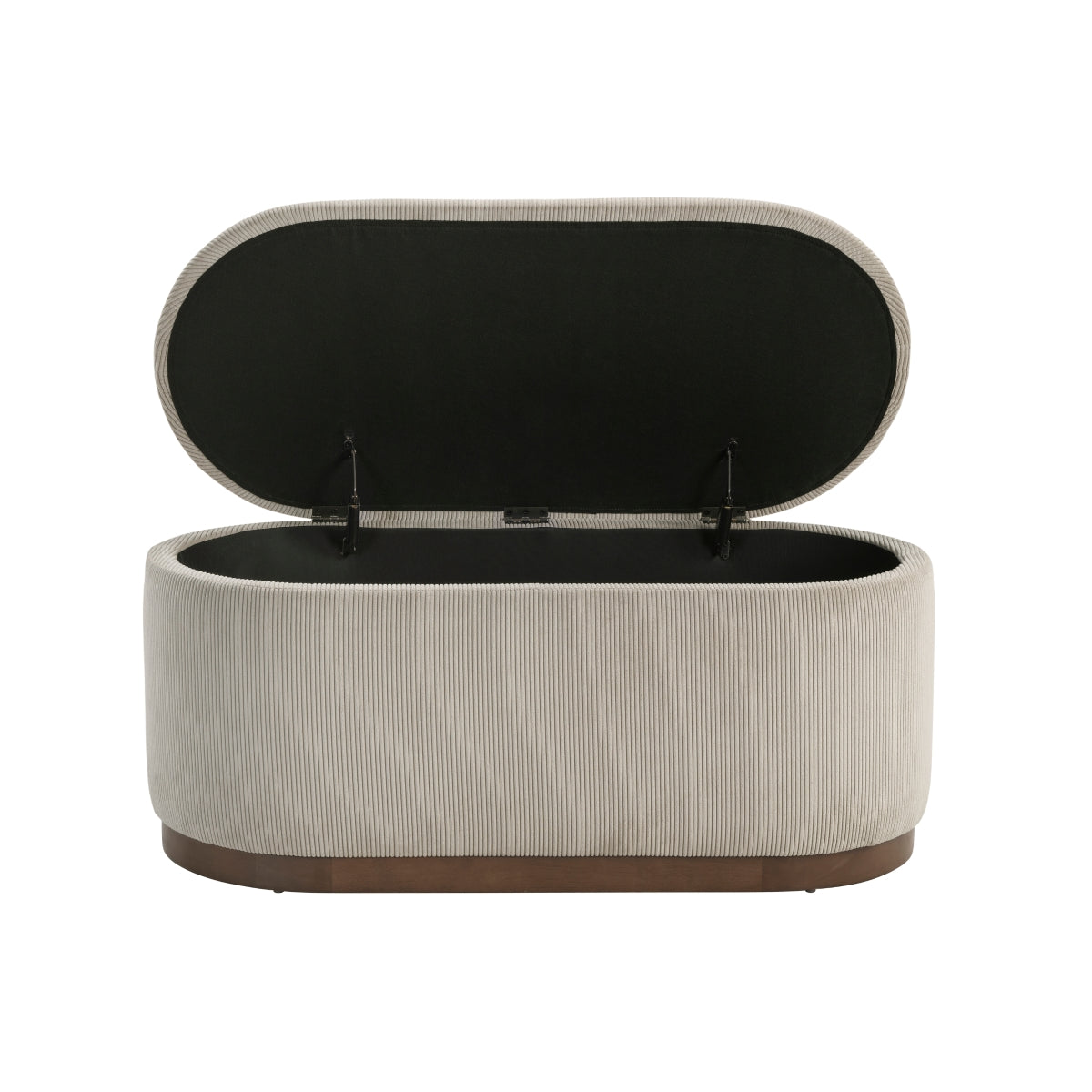 Nell Collection Lift Top Storage Bench in Taupe | CastleUp Experience Centre Online Furniture