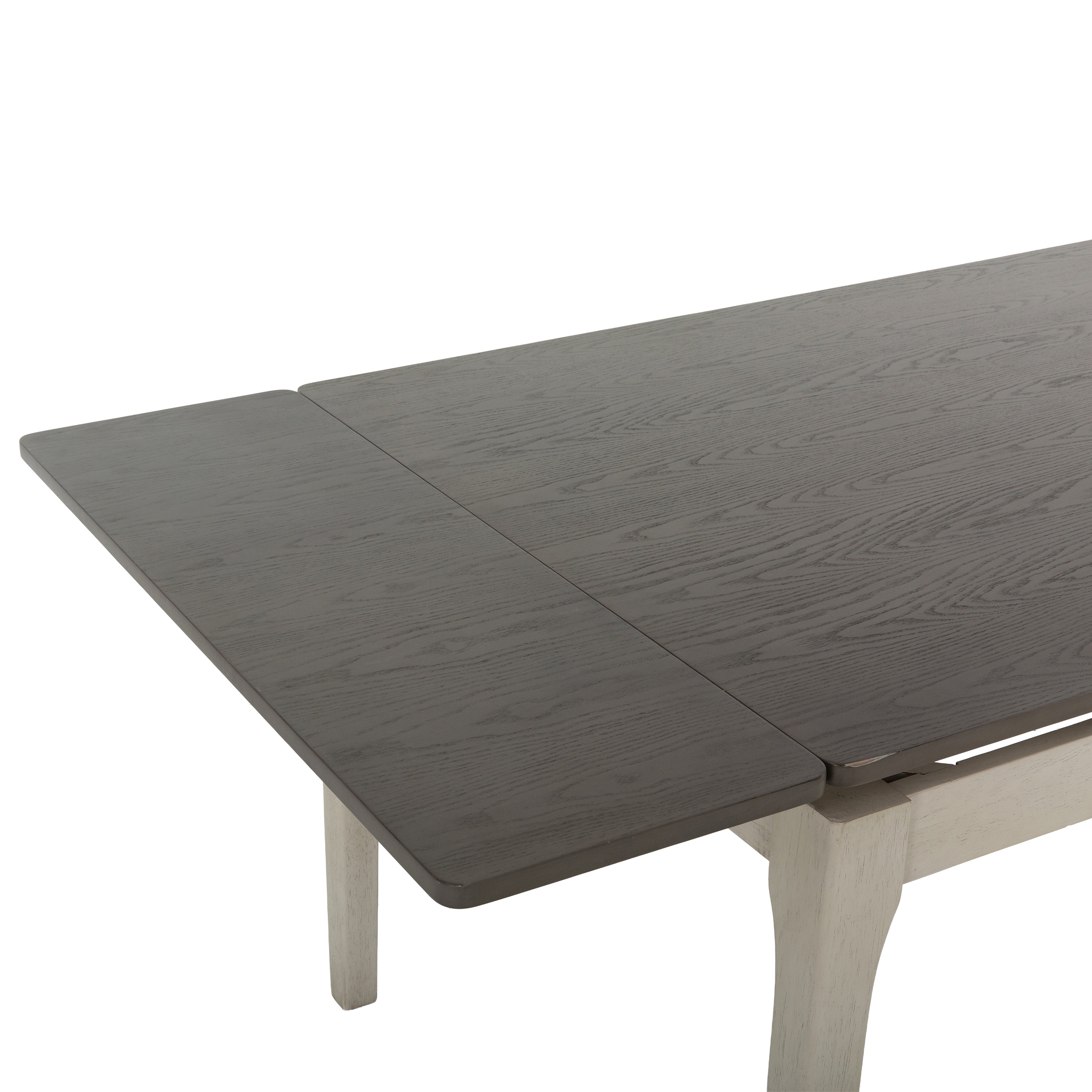 Ashford 5-Piece Extendable Dining Set in Two-Tone Grey