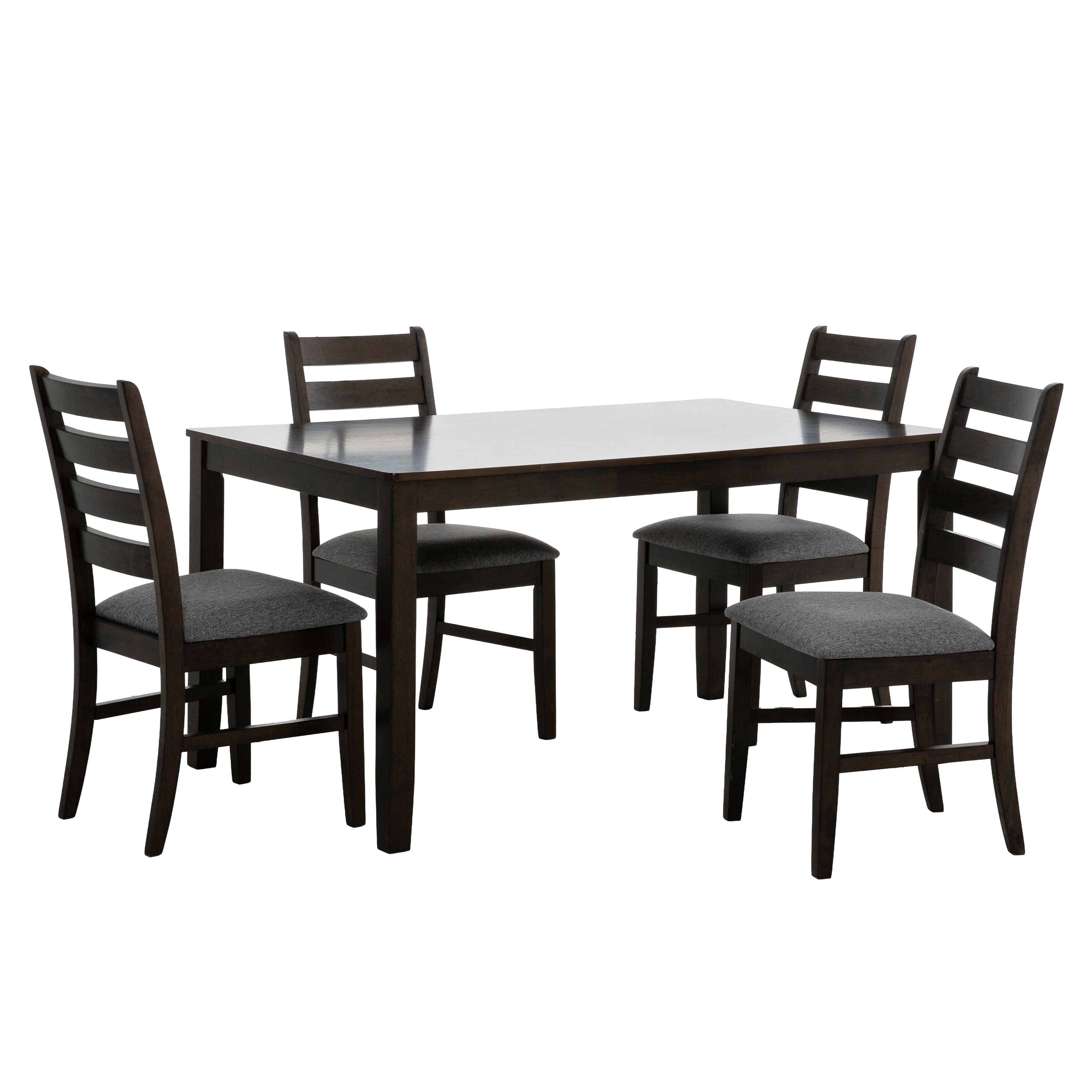 Easton 5-Piece Dining Set in Espresso