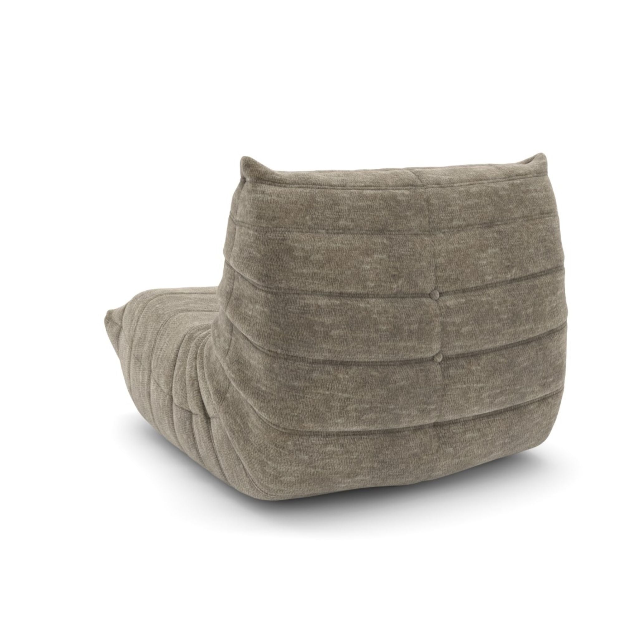 Armless Chair in Taupe 40712