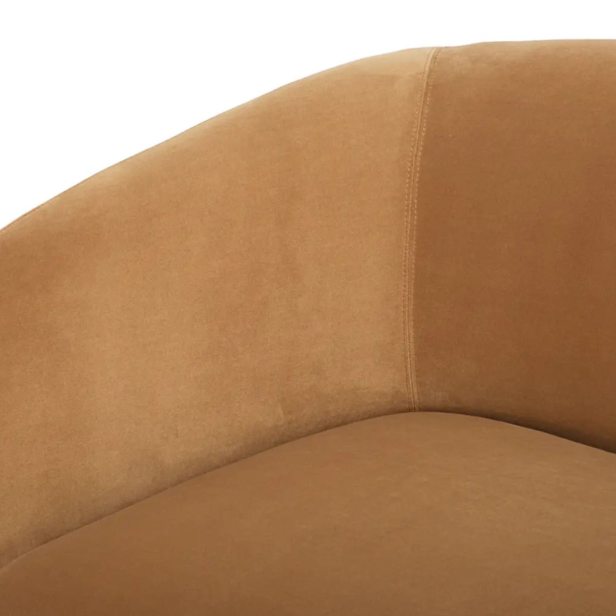 Moe's Home Faye Collection Sofa Tan Faux Mohair | CastleUp Experience Centre Online Furniture
