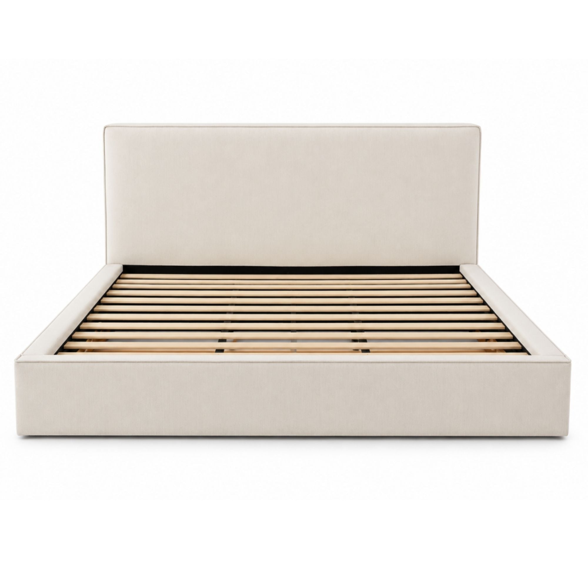 Elara Upholstered Storage Bed Beige