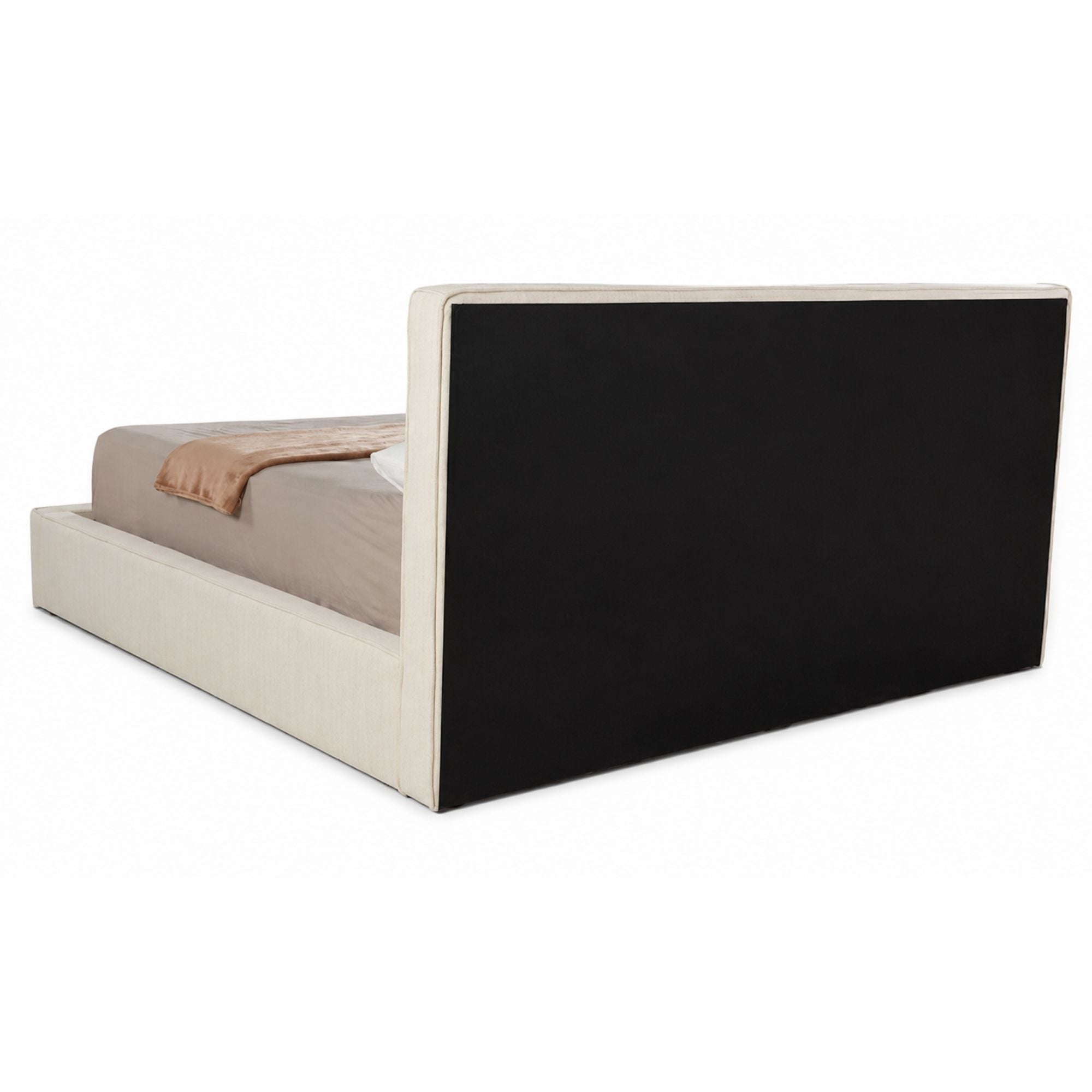 Elara Upholstered Storage Bed Beige